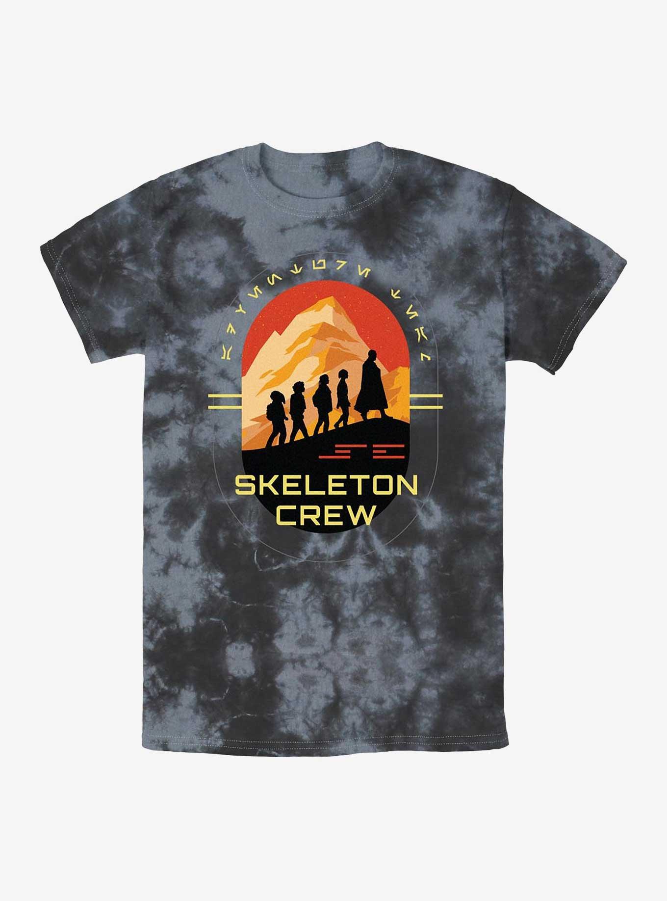 Skeleton Crew Group Silhouettes Tie-Dye T-Shirt, , hi-res
