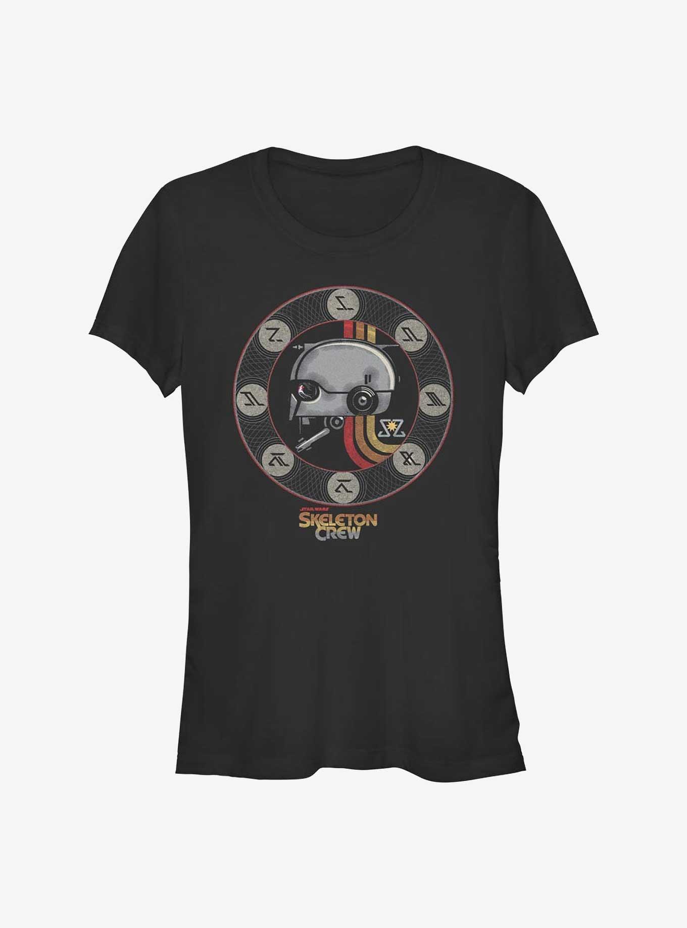 Skeleton Crew Heads Abroad Girls T-Shirt, BLACK, hi-res