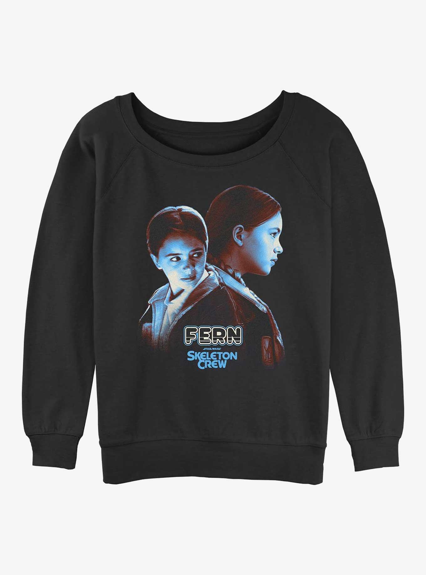 Skeleton Crew Fern Heroic Girls Slouchy Sweatshirt, , hi-res
