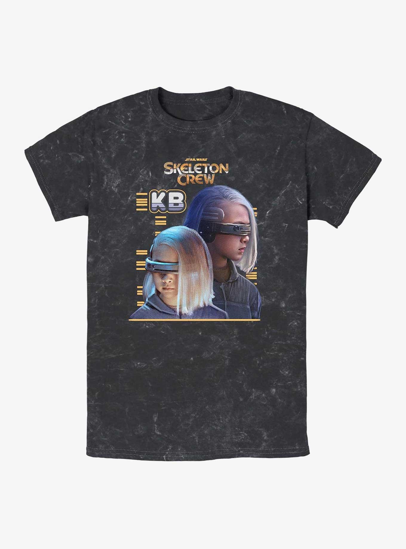Skeleton Crew KB Heroic Mineral Wash T-Shirt, BLACK, hi-res