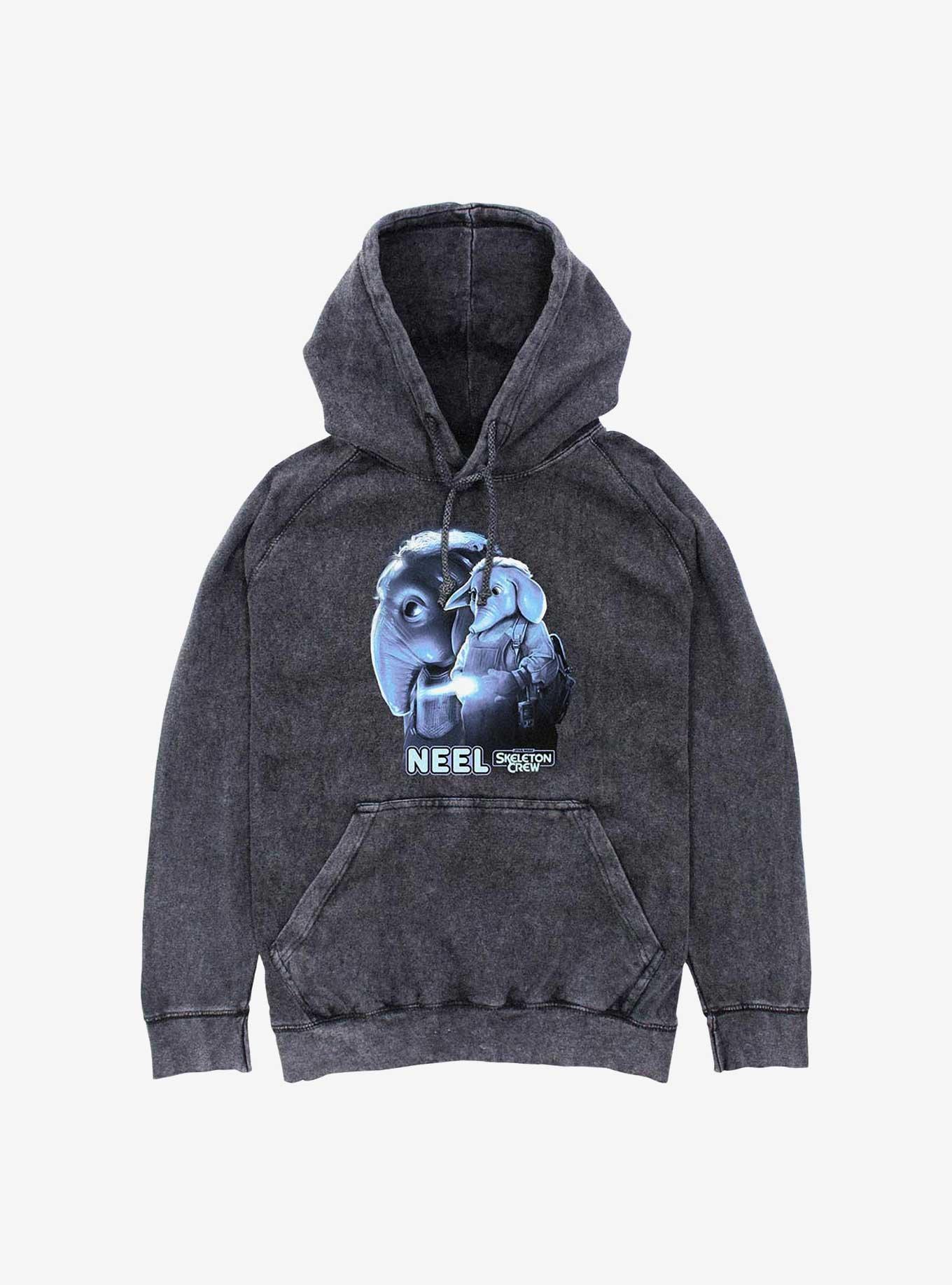 Skeleton Crew Neel Heroic Mineral Wash Hoodie, , hi-res