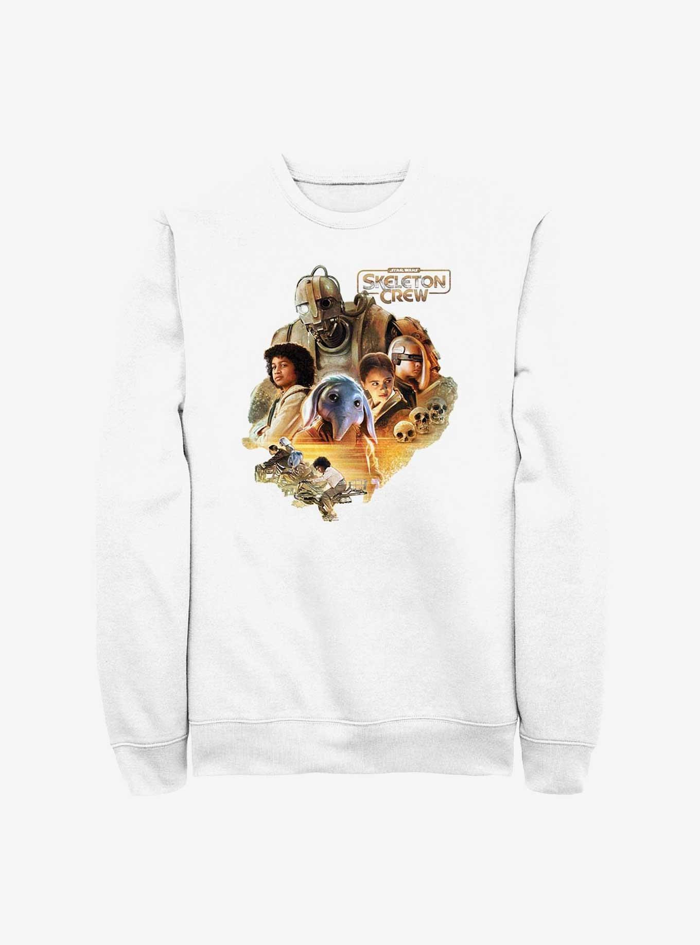 Skeleton Crew Cool Blue Crew Sweatshirt