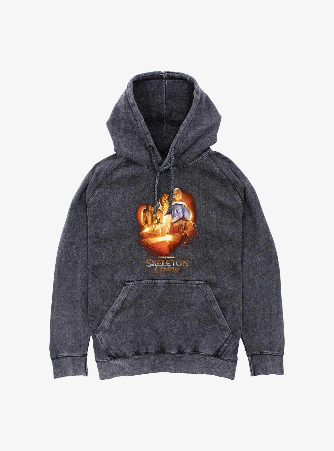 Skeleton Crew Elephant Light Vision Mineral Wash Hoodie