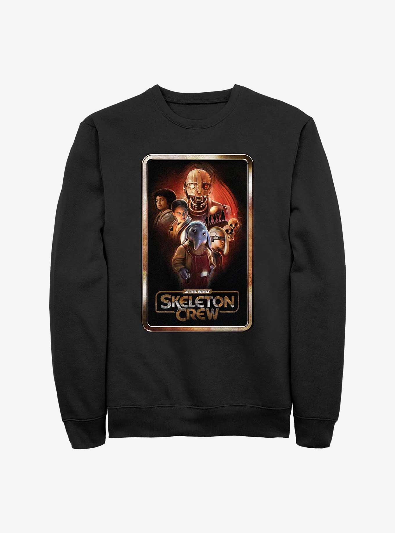 Skeleton Crew Poster Group Sweatshirt, BLACK, hi-res