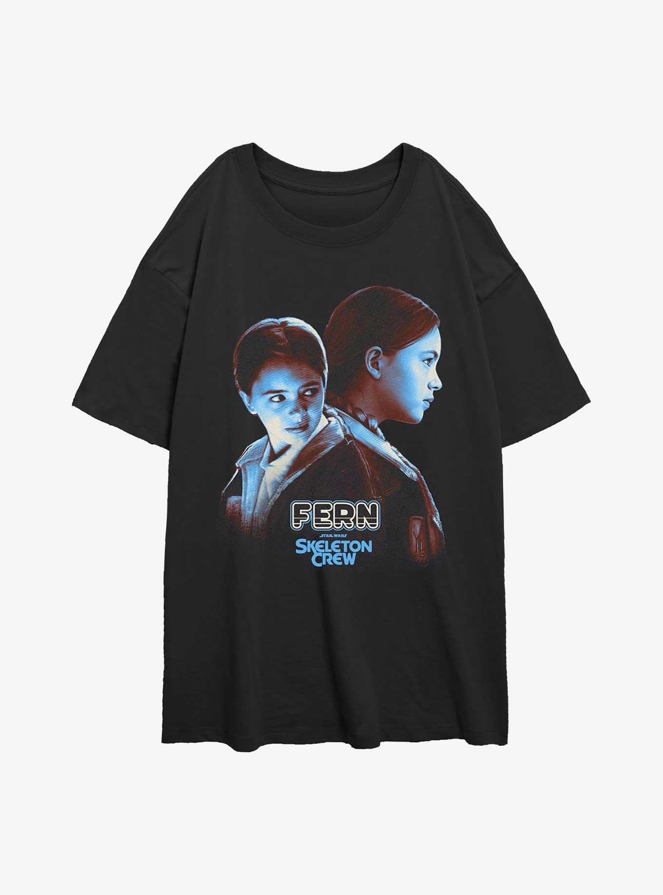 Skeleton Crew Fern Heroic Girls Oversized T-Shirt, , hi-res