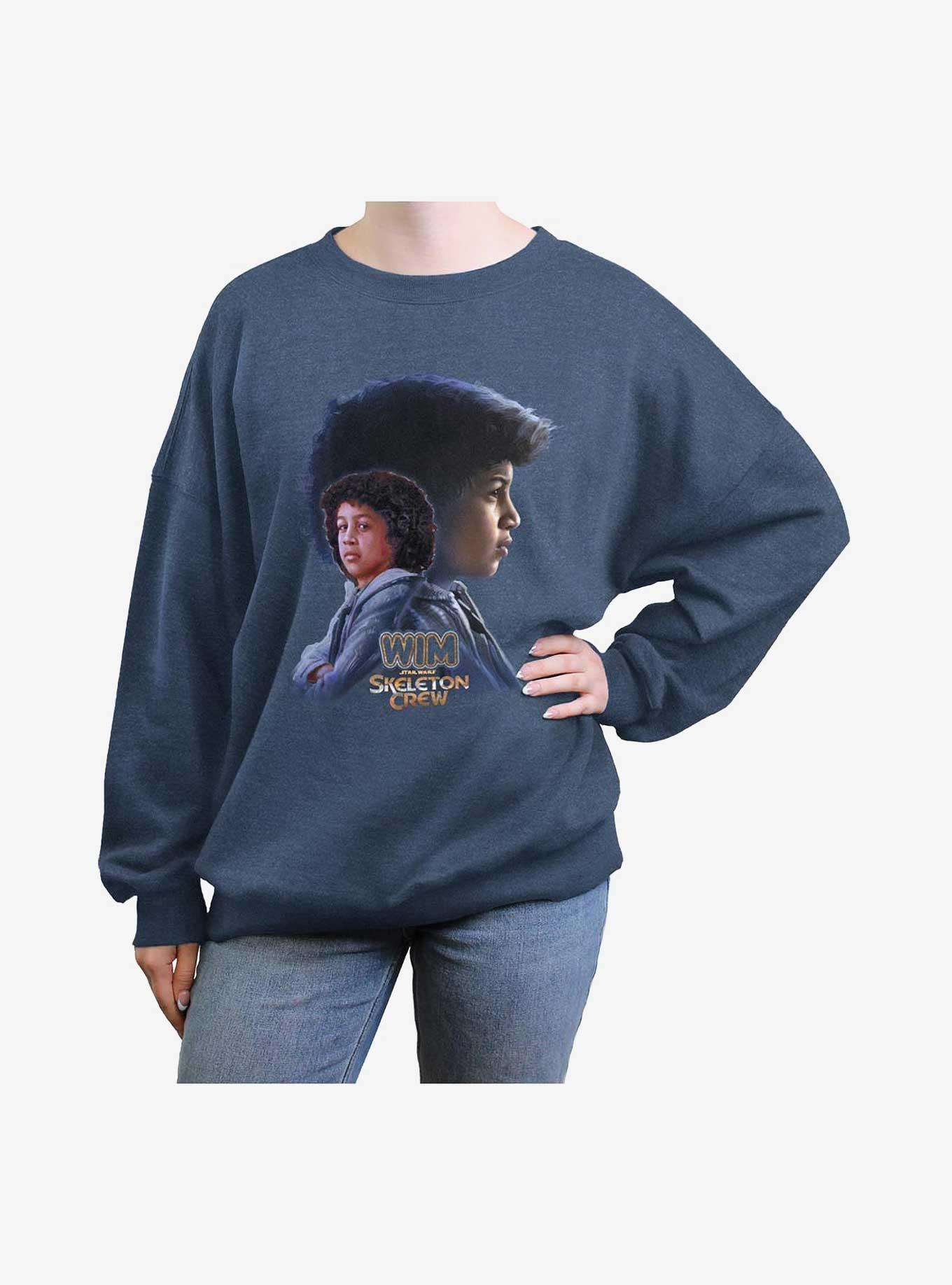 Skeleton Crew Just Wim Girls Oversized Sweatshirt