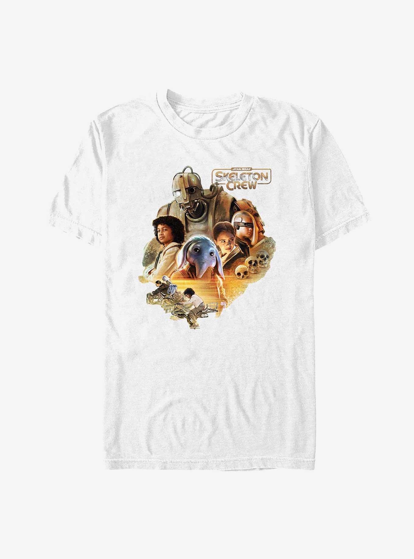 Skeleton Crew Cool Blue Crew T-Shirt