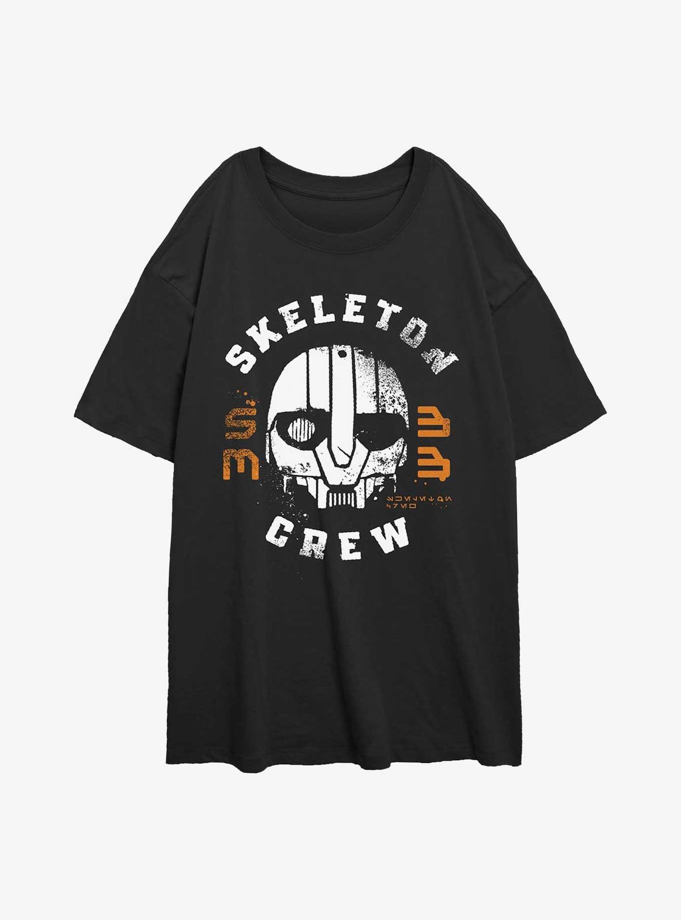 Skeleton Crew Skeleton Crew Mask Girls Oversized T-Shirt