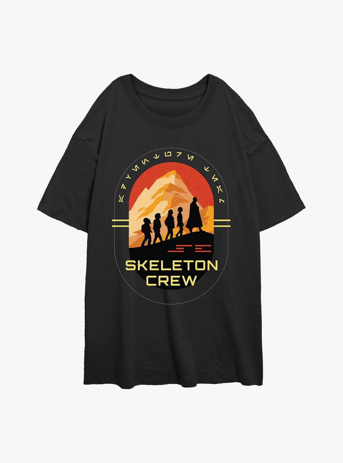 Skeleton Crew Group Silhouettes Girls Oversized T-Shirt, , hi-res