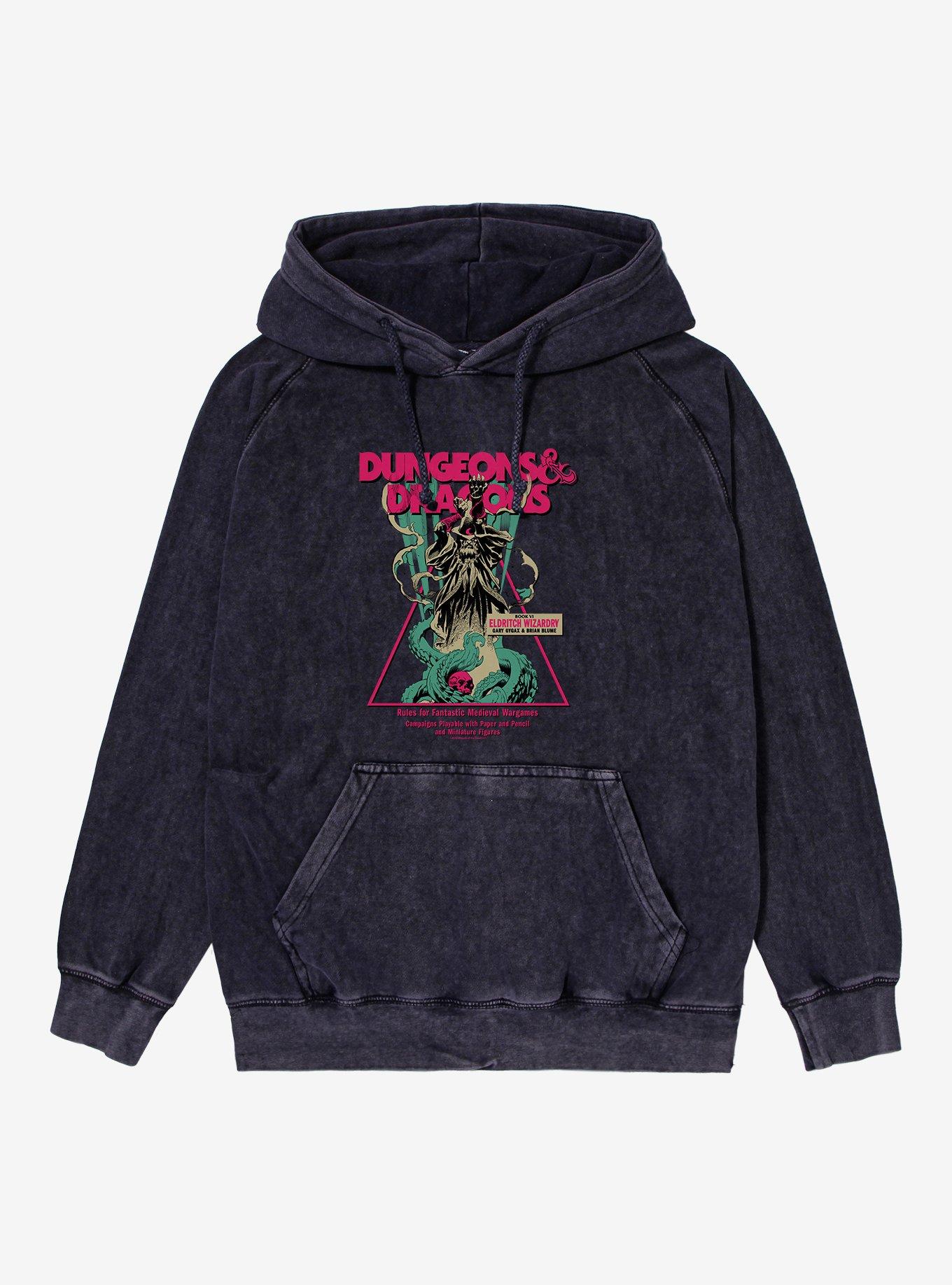 Dungeons & Dragons Red Dragon Battle Mineral Wash Hoodie,Specials : American Fashion Style Bags On Sale