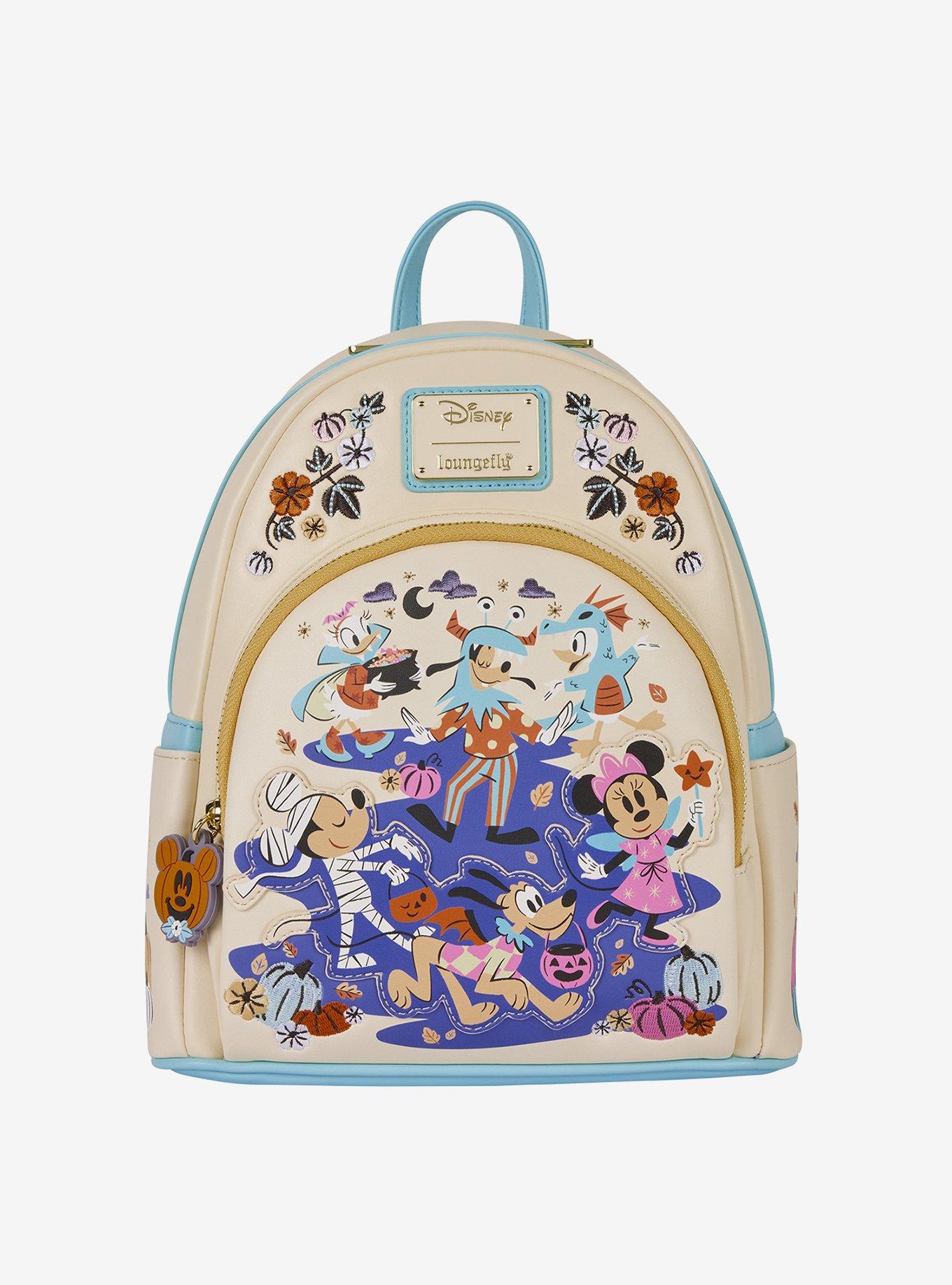 Loungefly Disney Mickey Mouse & Friends Halloween Costumes Floral Mini Backpack, , hi-res