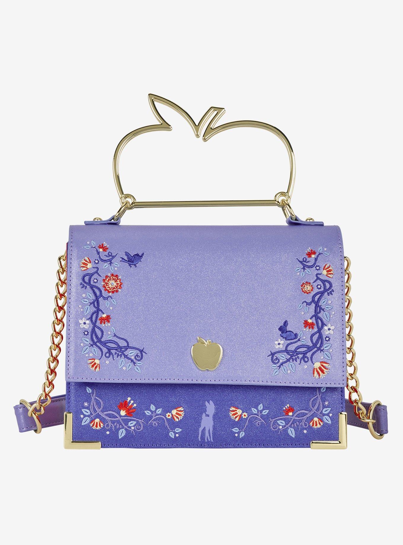 Loungefly Disney Snow White and the Seven Dwarfs Snow White Shimmer Embroidered Crossbody Bag, , hi-res