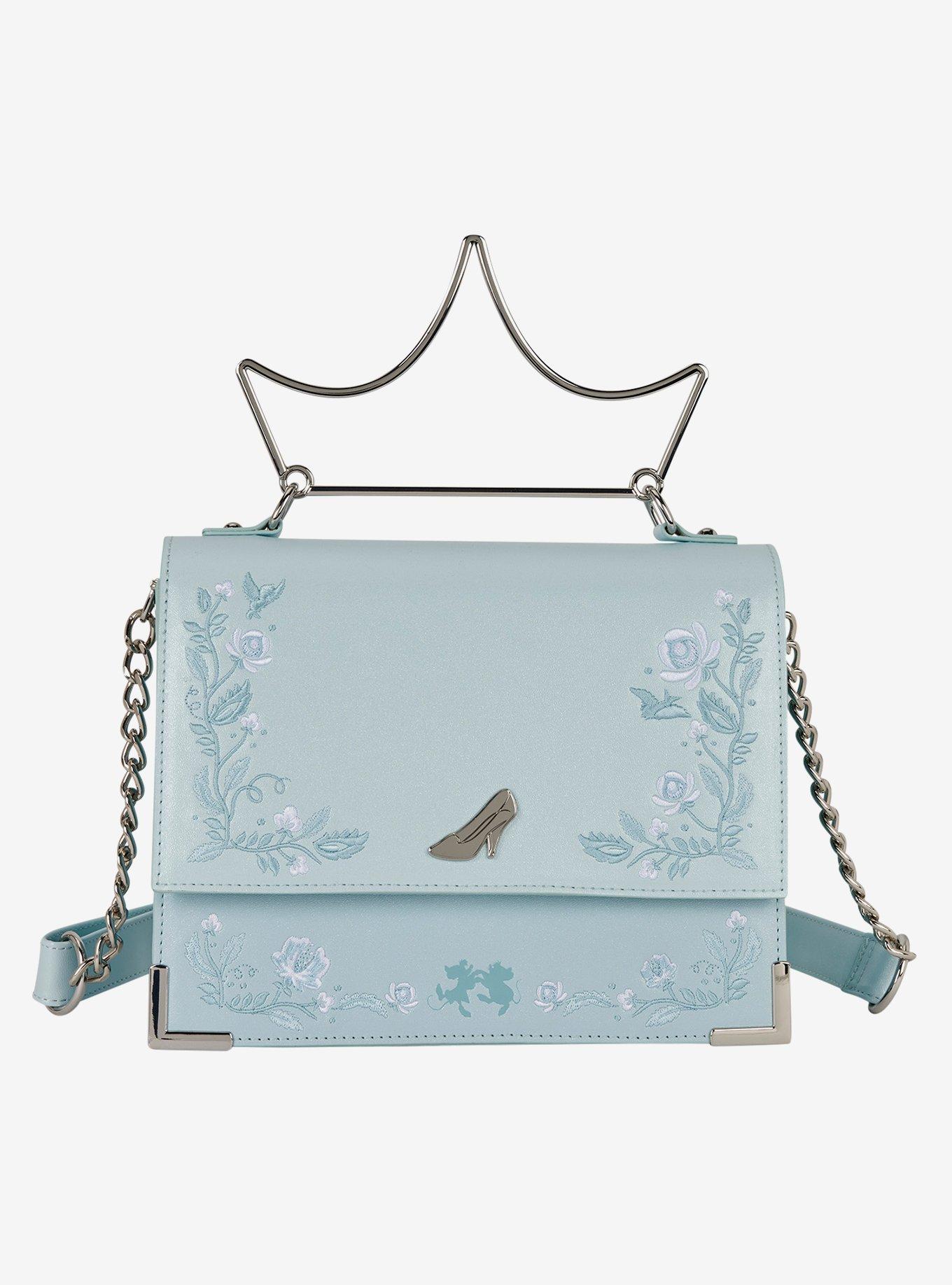Loungefly Disney Cinderella Shimmer Embroidered Crossbody Bag, , hi-res