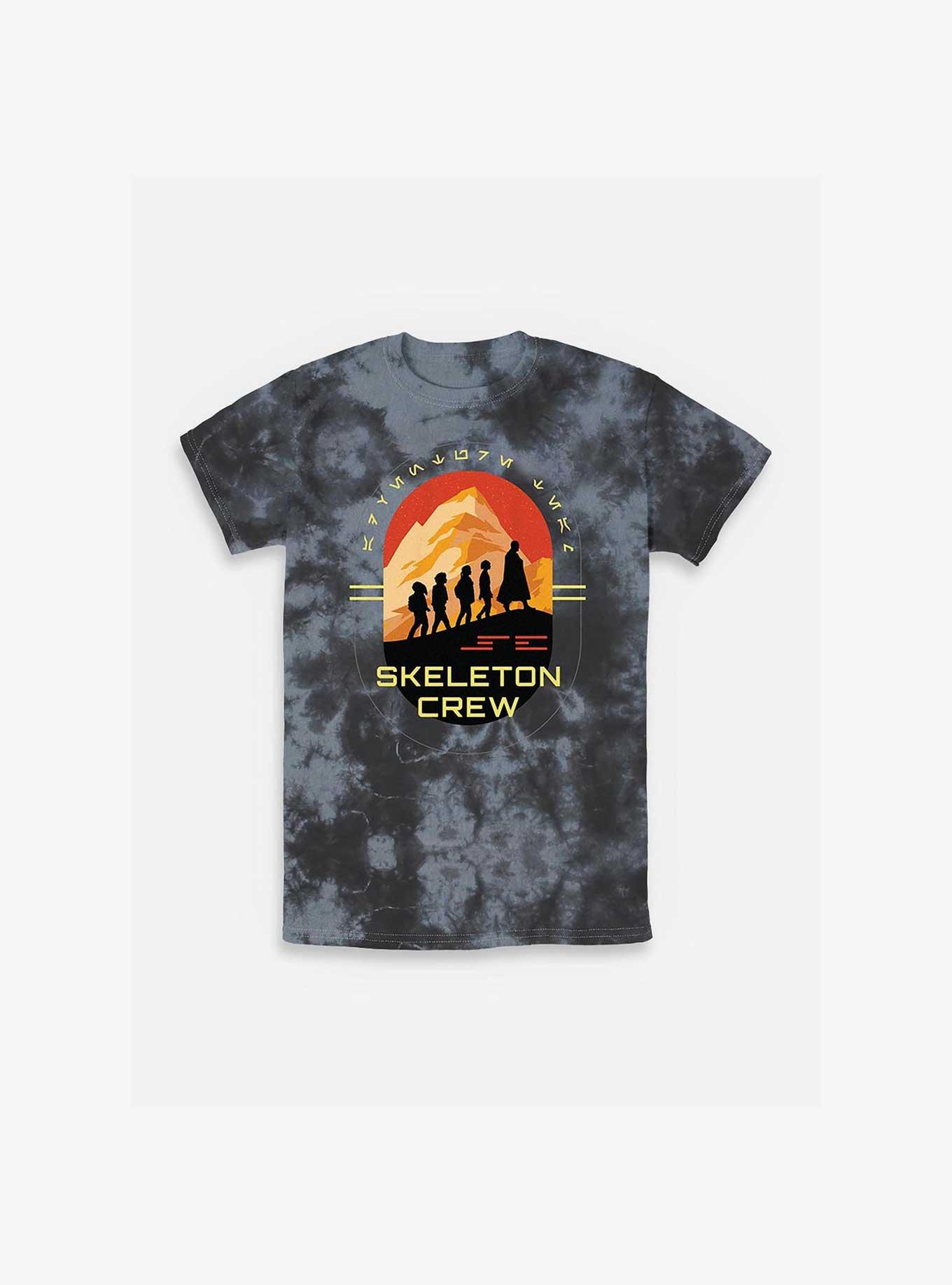 Skeleton Crew Group Silhouettes Tie-Dye T-Shirt, , hi-res