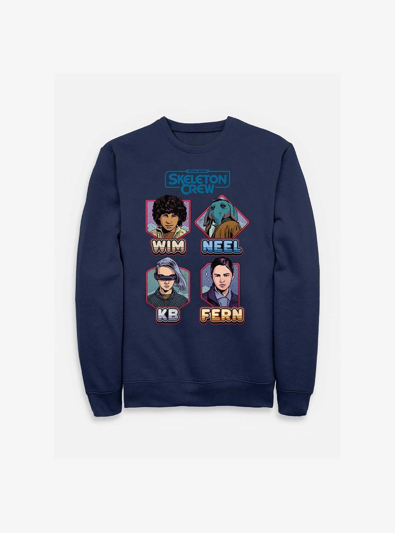 Skeleton Crew Names and Crew Sweatshirt, , hi-res