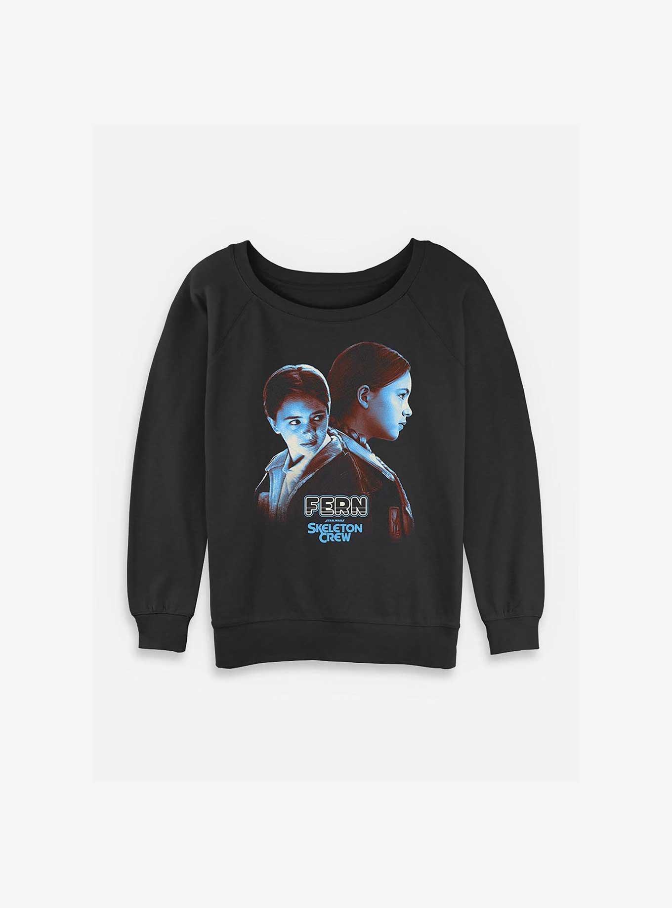 Skeleton Crew Fern Heroic Womens Slouchy Sweatshirt, , hi-res