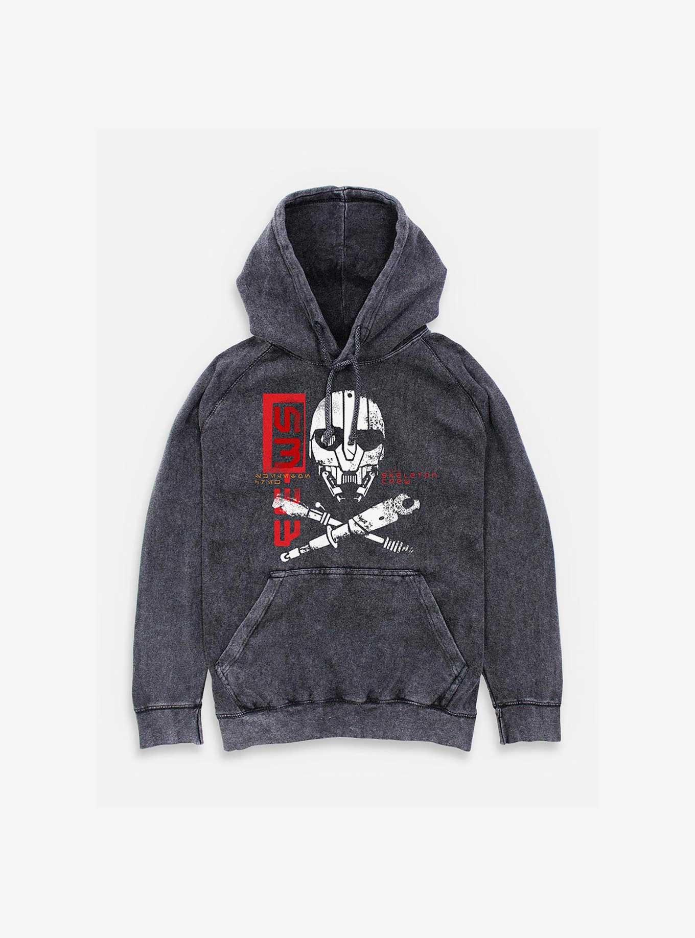 Skeleton Crew SM 33 Mineral Wash Hoodie, , hi-res