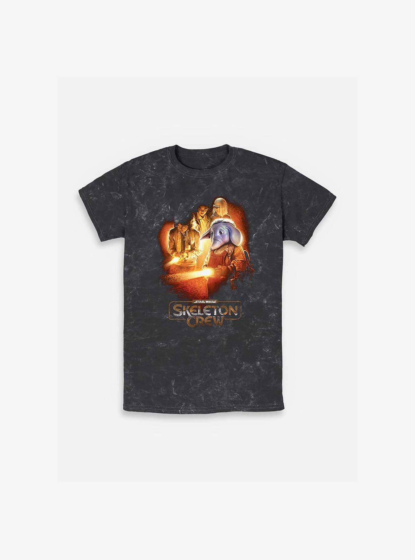 Skeleton Crew Elephant Light Vision Mineral Wash T-Shirt, , hi-res