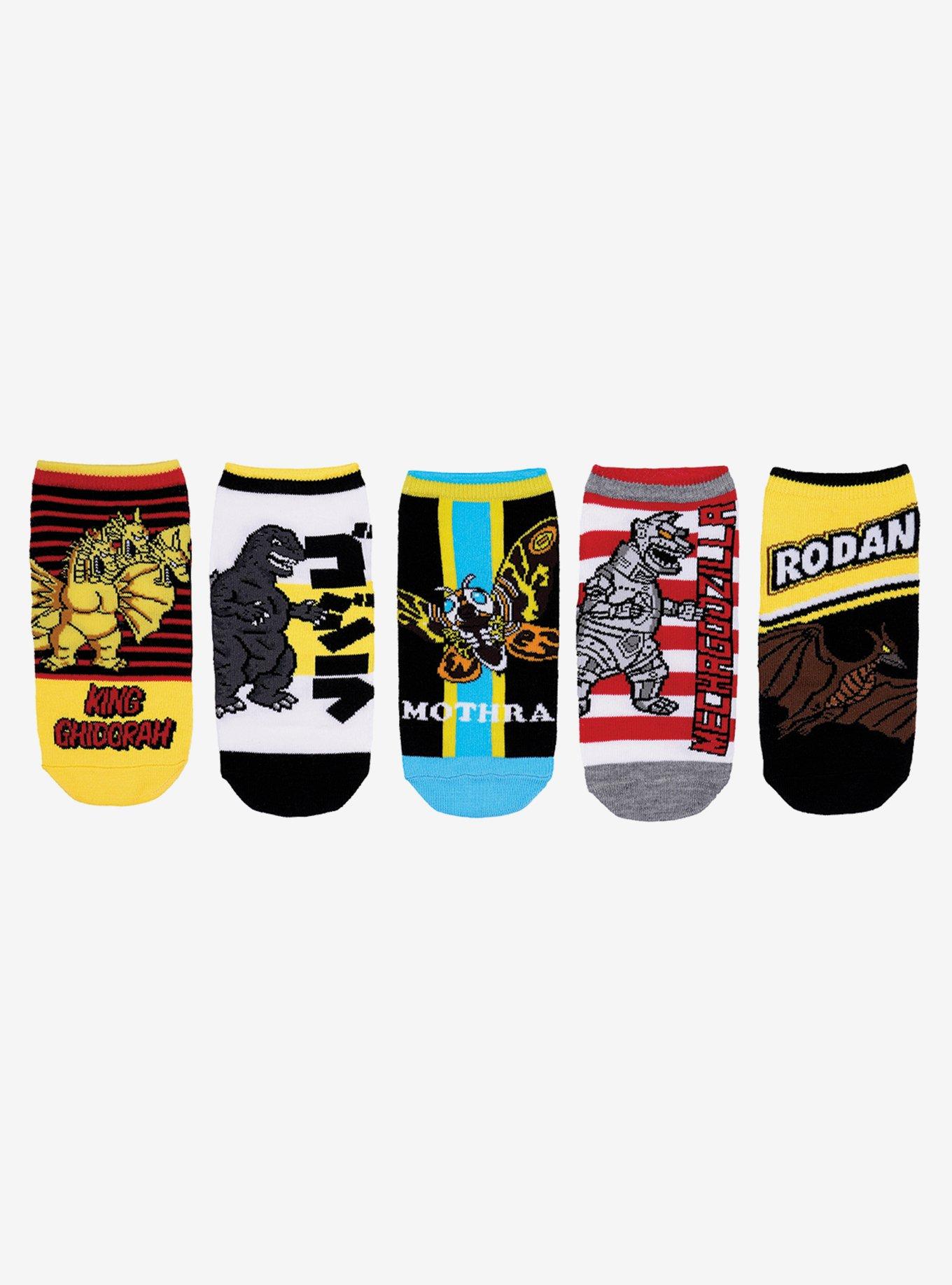 Godzilla 5-pair Ankle Socks, , hi-res