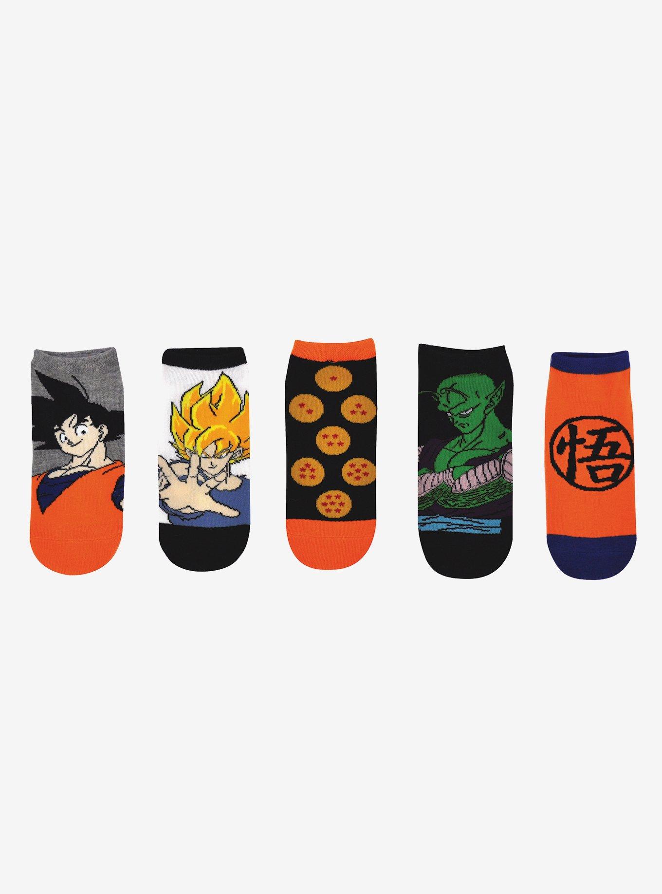 Dragon Ball Z 5-pair Ankle Socks, , hi-res