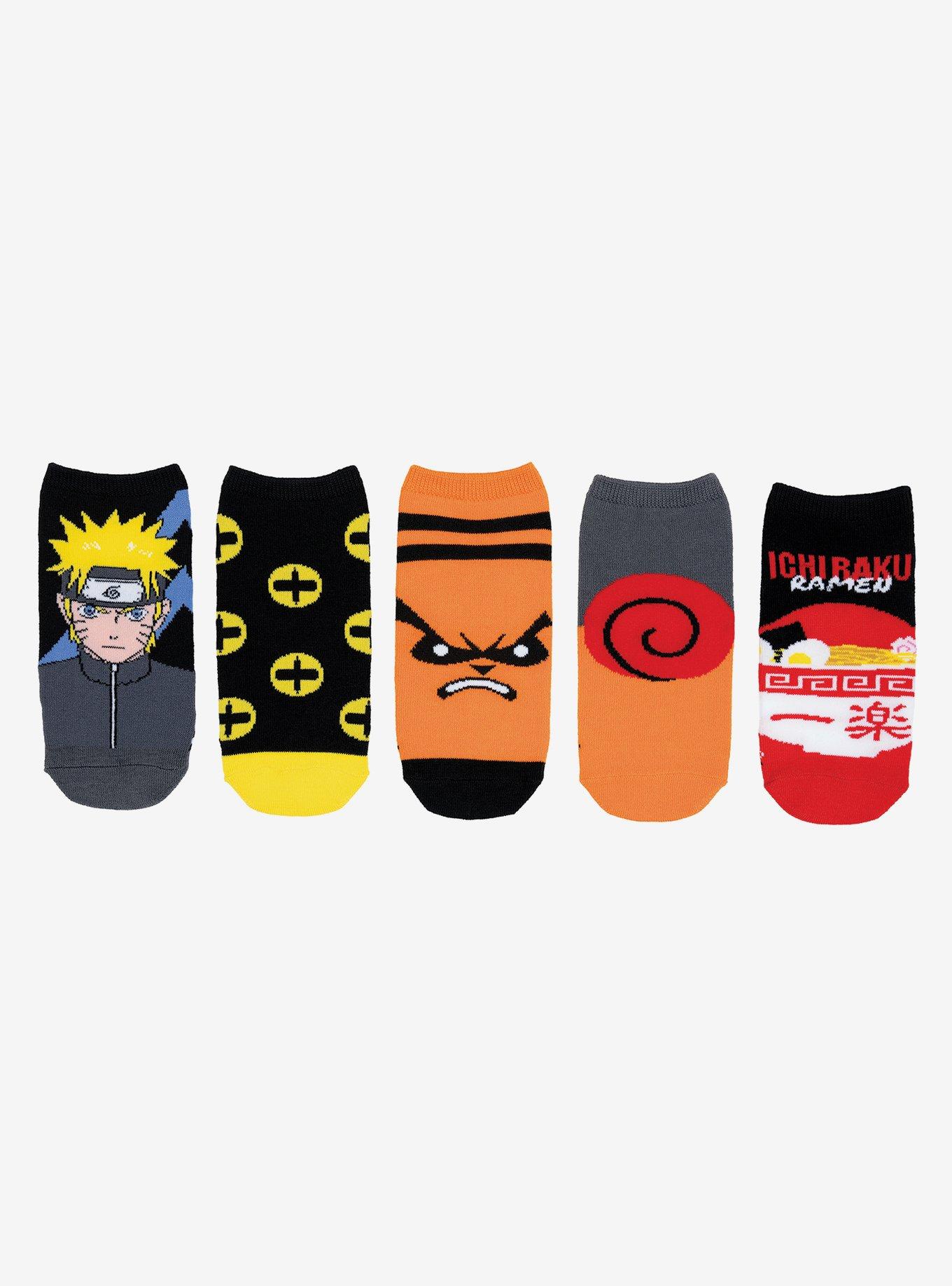 Naruto Shippuden 5-pair Ankle Socks, , hi-res