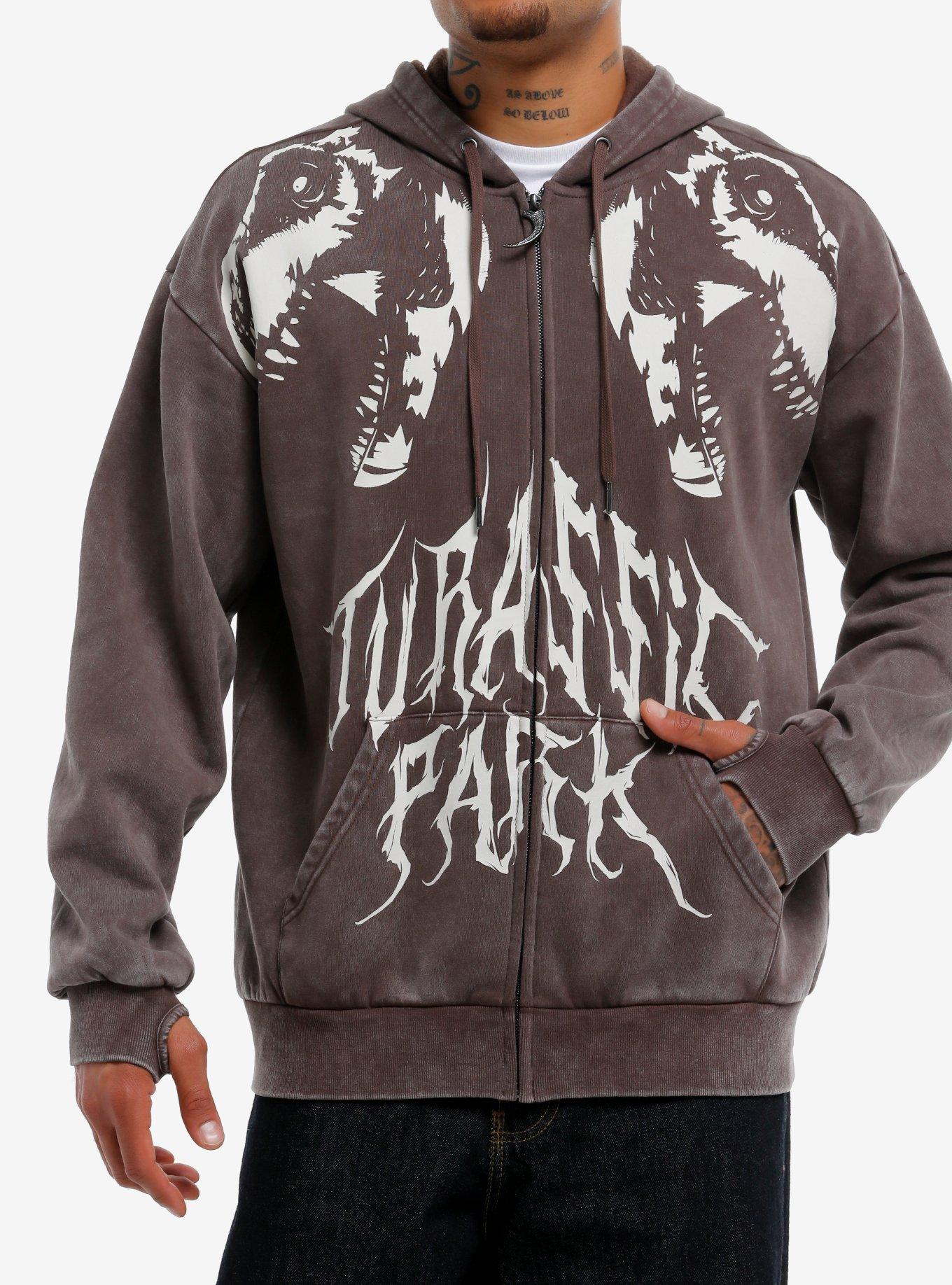 Our Universe Jurassic Park Dinosaur Metal Hoodie, , hi-res