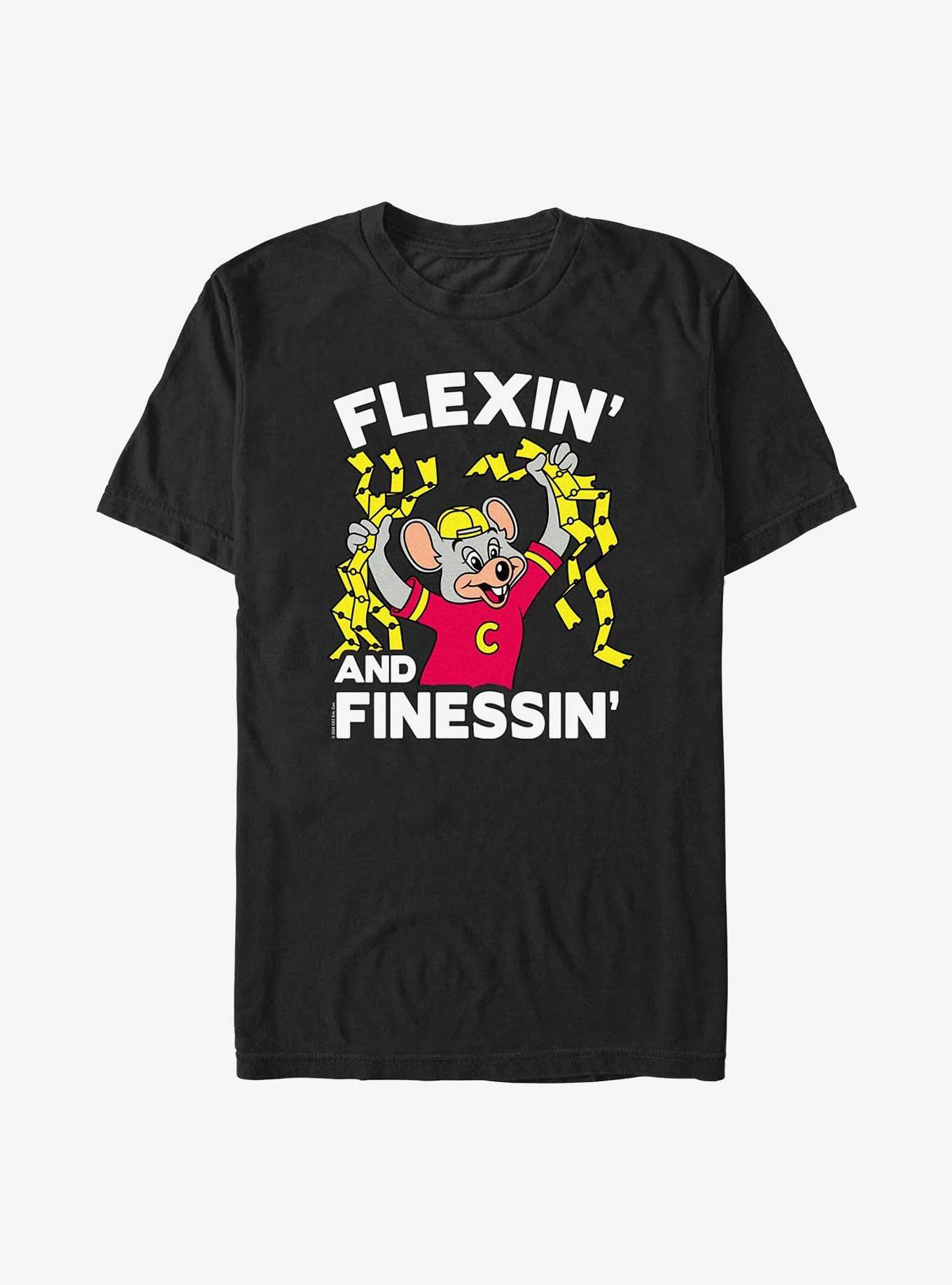 Chuck E Cheese Flexin' And Finessin' T-Shirt, , hi-res