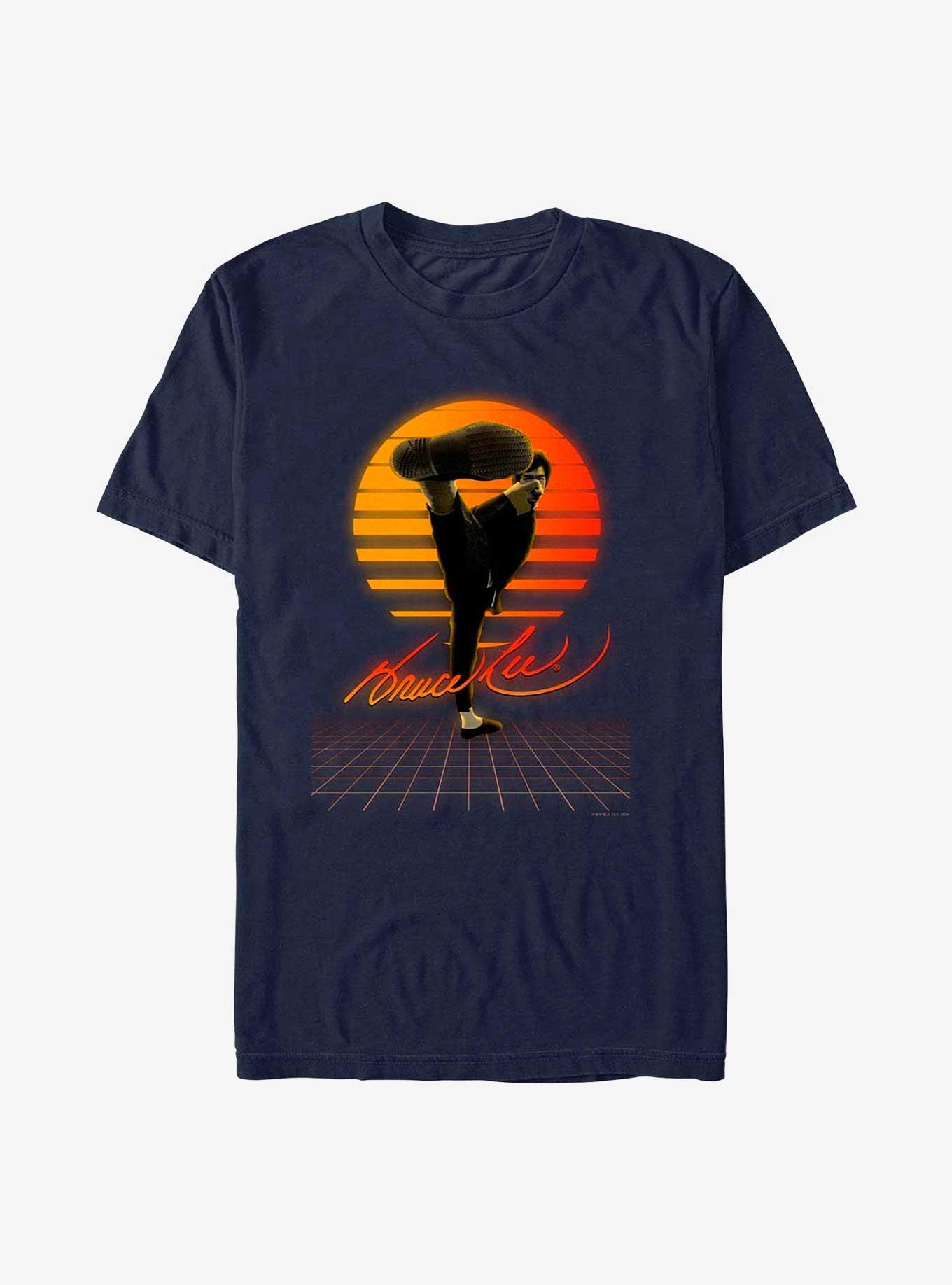 Bruce Lee Sunset Grid T-Shirt, , hi-res