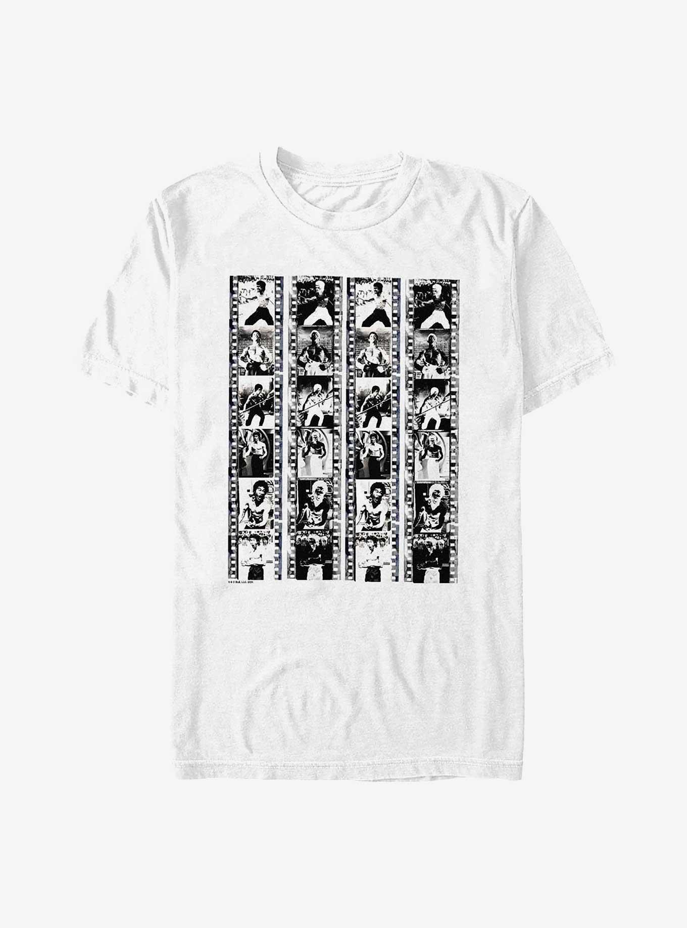 Bruce Lee Film Negatives T-Shirt, WHITE, hi-res
