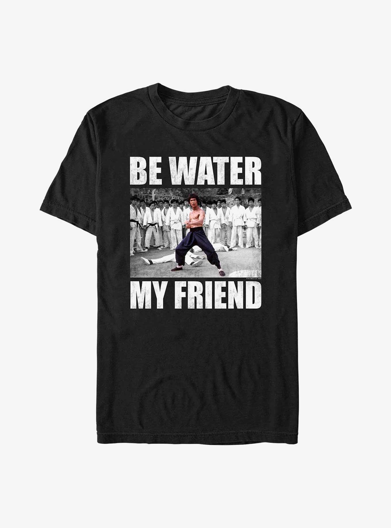 Bruce Lee Be Water My Friend T-Shirt, BLACK, hi-res