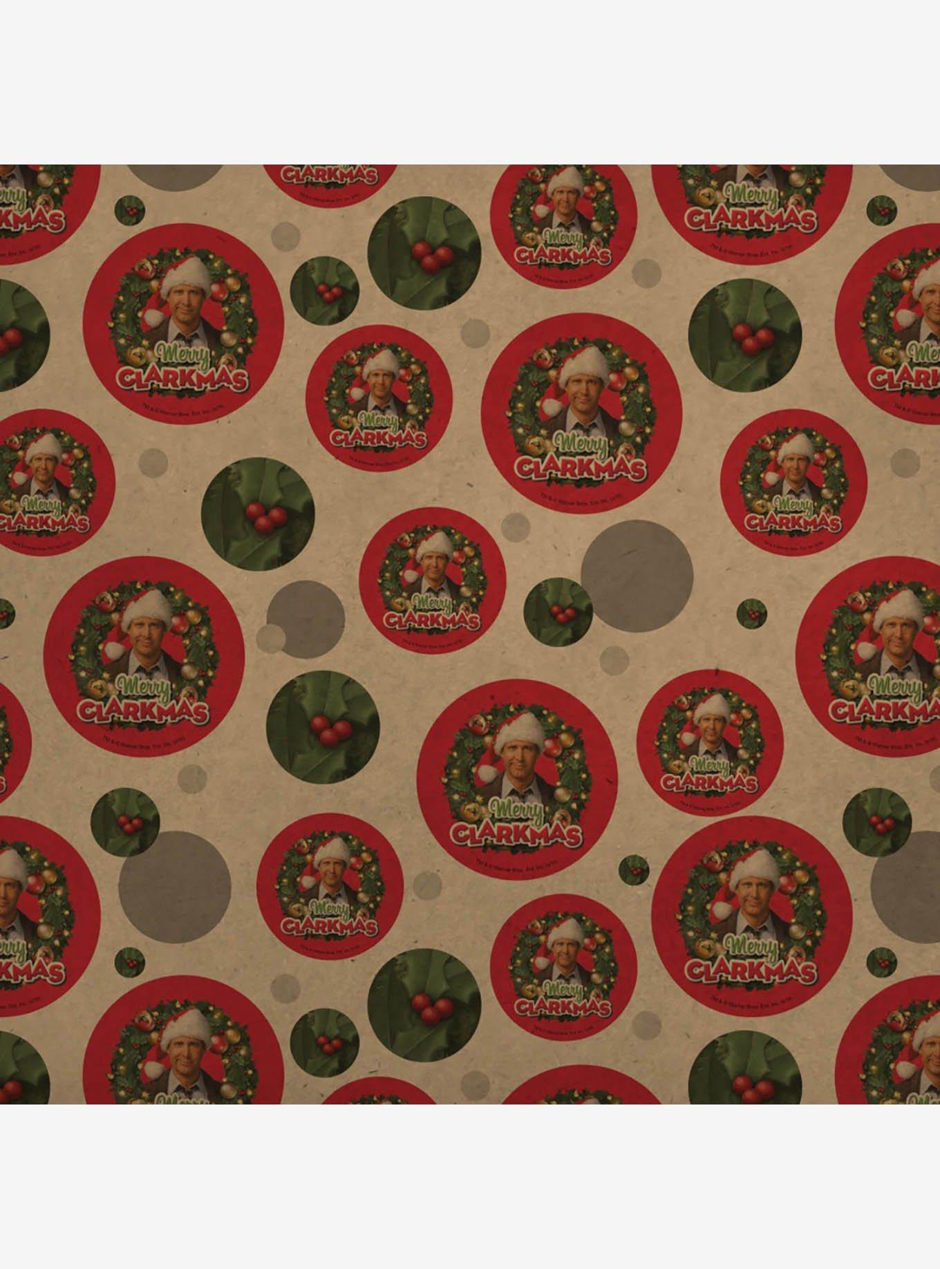 National Lampoon's Christmas Vacation Merry Clarkmas Kraft Wrapping Paper, , hi-res