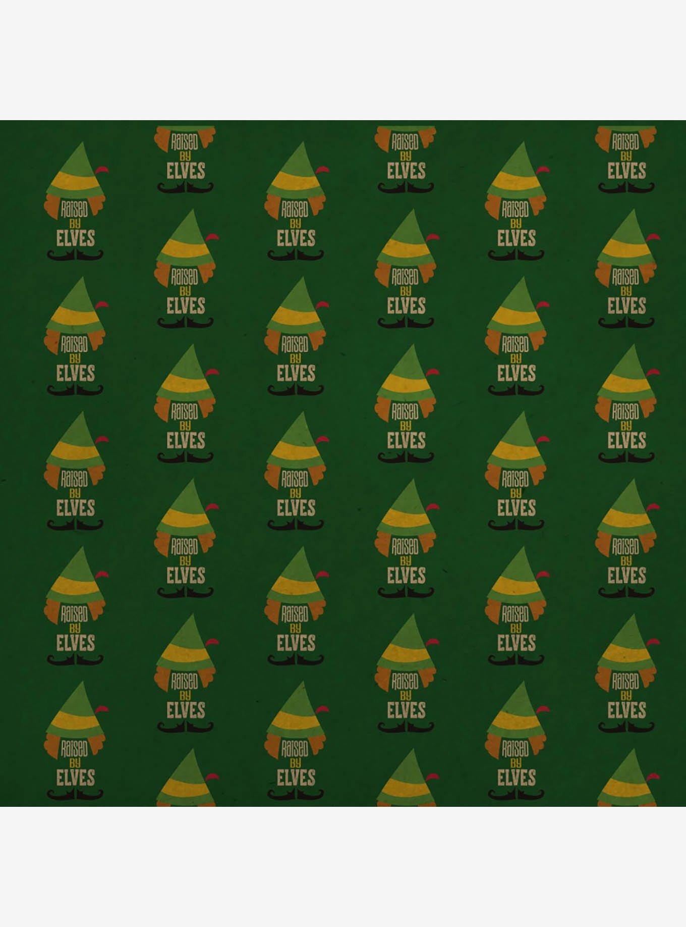 Elf Movie Raised by Elves Kraft Wrapping Paper, , hi-res