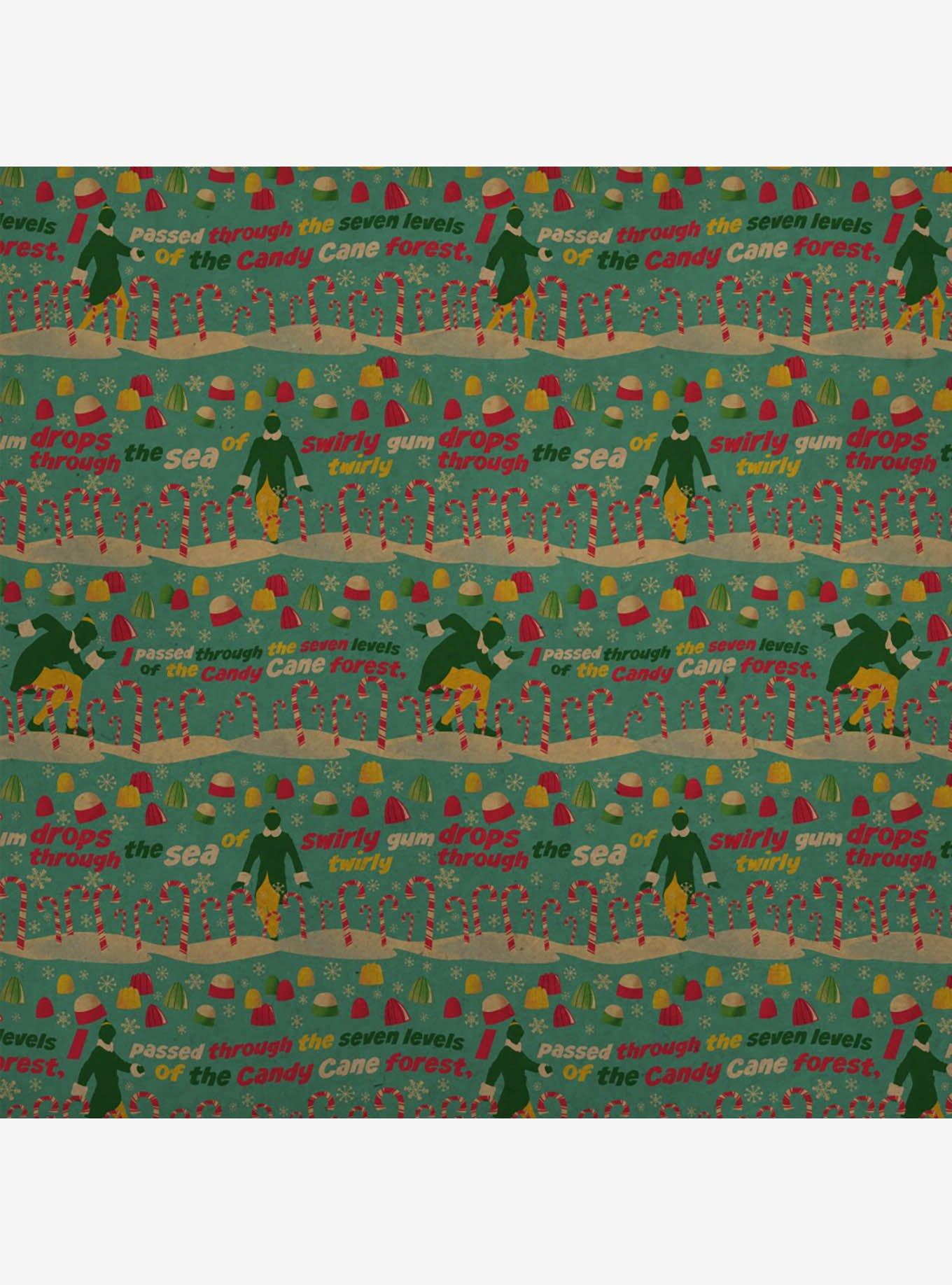 Elf Movie Christmas Pattern Kraft Wrapping Paper, , hi-res