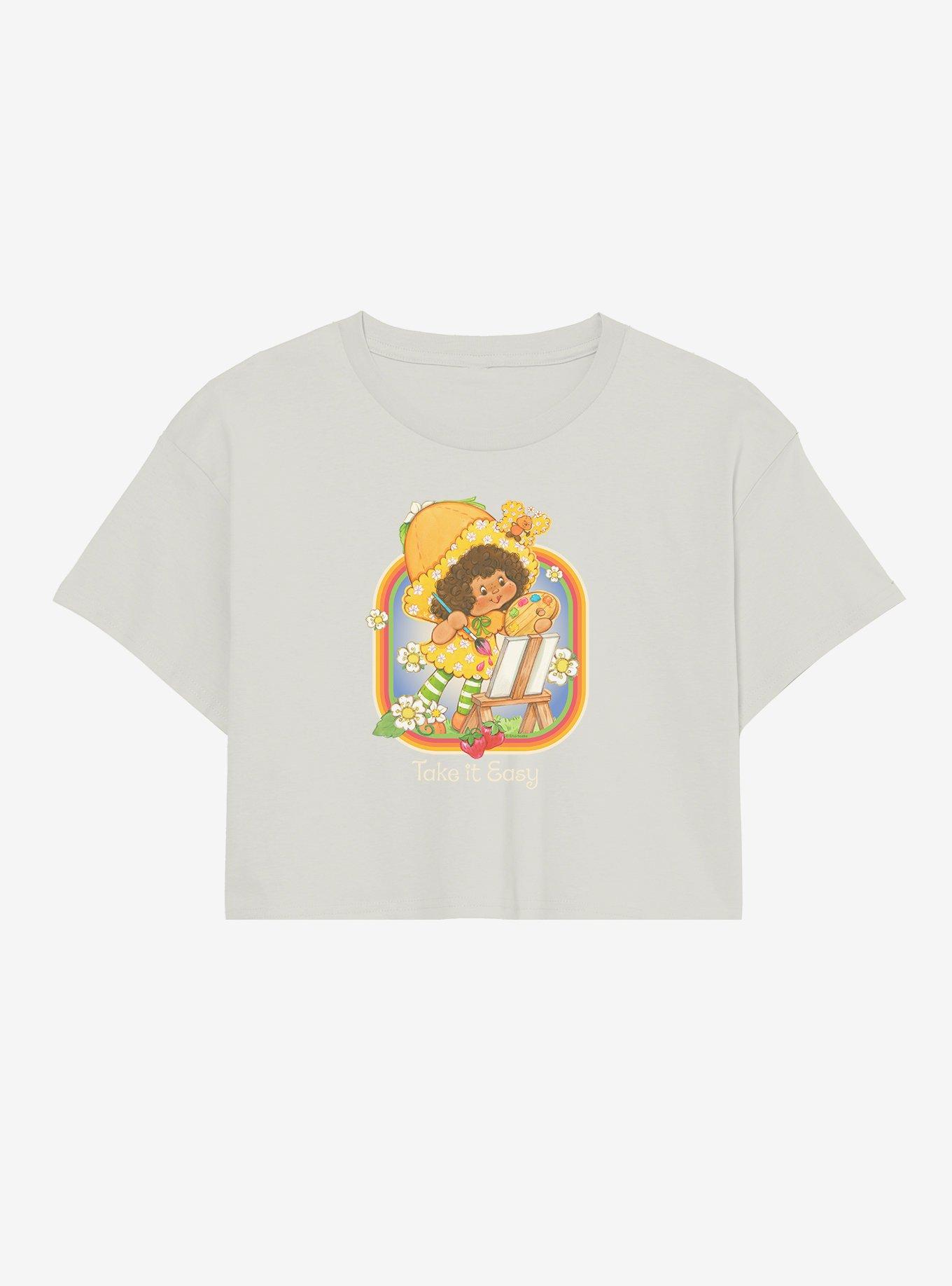 Strawberry Shortcake Take It Easy Orange Blossom Girls Crop T-Shirt, , hi-res