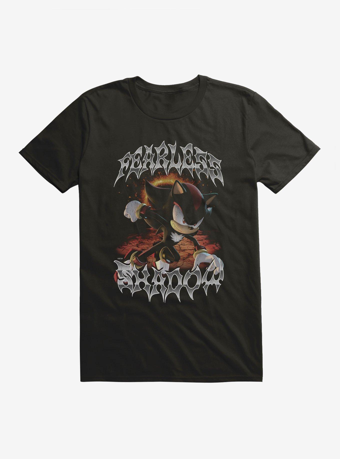 Sonic The Hedgehog Fearless Shadow Biker T-Shirt