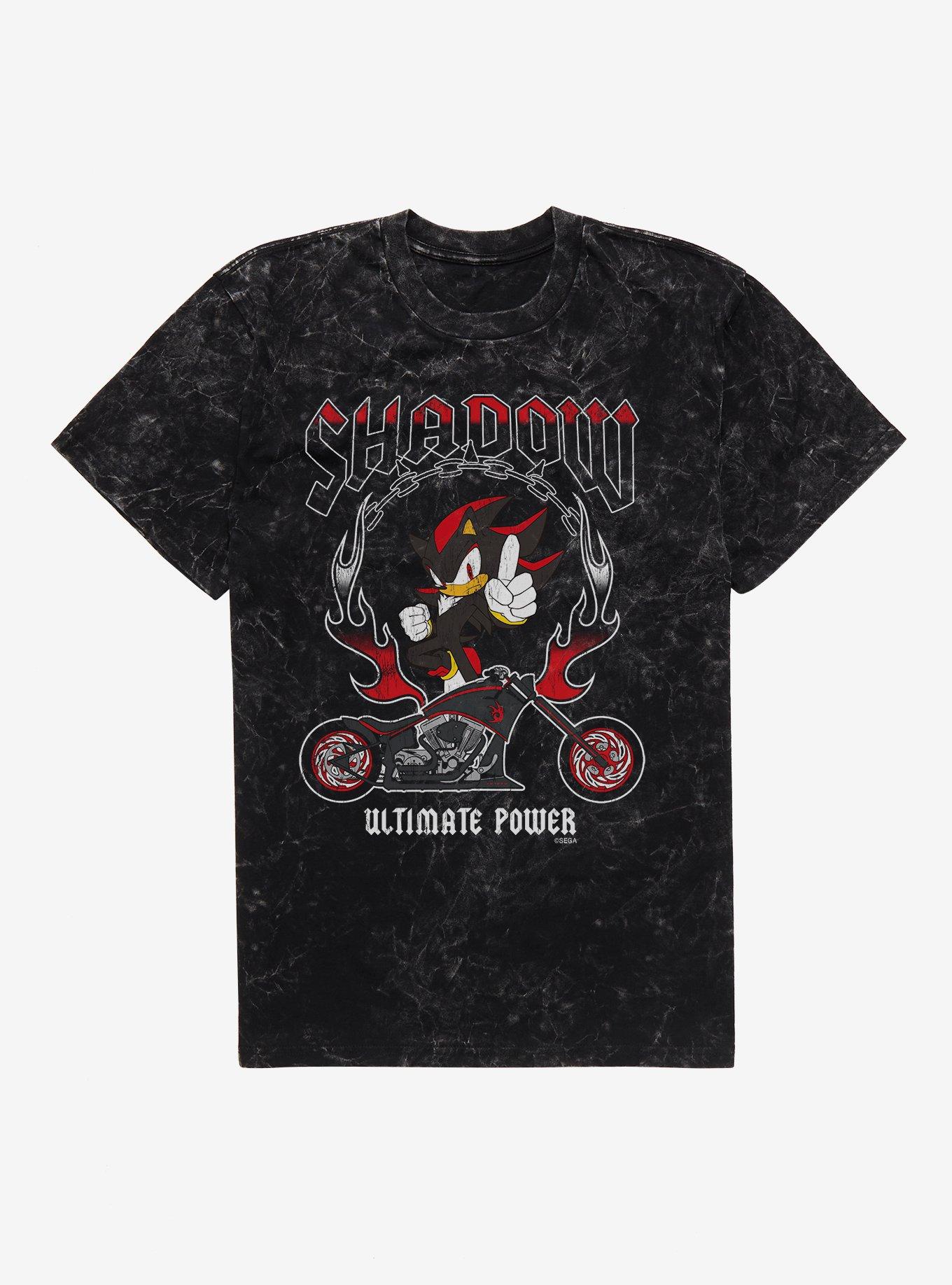 Sonic The Hedgehog Shadow Ultimate Power Biker T-Shirt, , hi-res