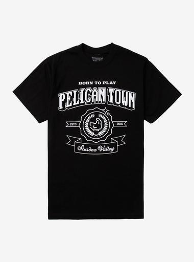 Pelican Paradise Black & Grey Varsity Sweater