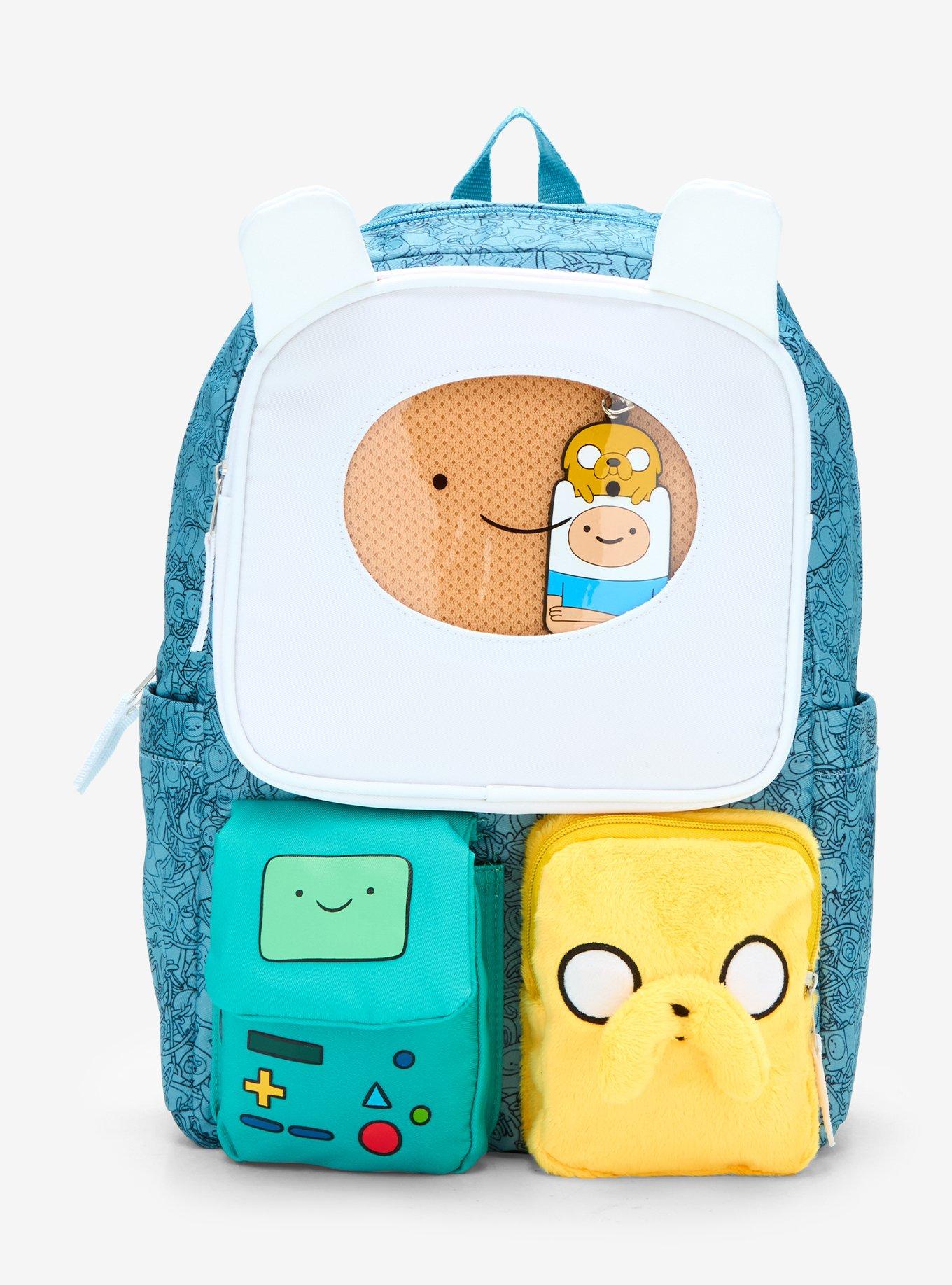 Adventure Time Finn & Jake Figural Multi-Pocket Backpack — BoxLunch Exclusive