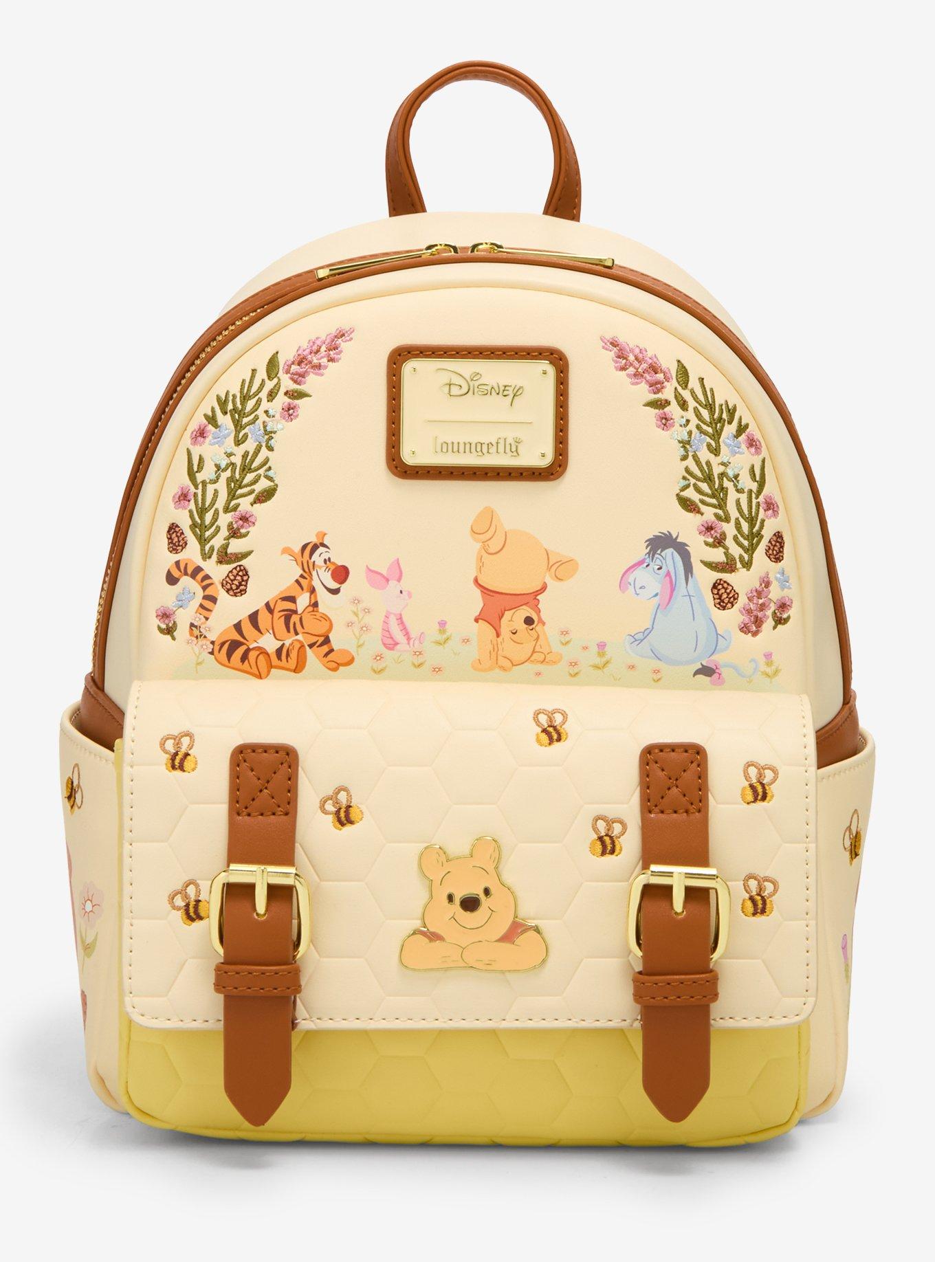 Loungefly Disney Winnie The Pooh Floral Pooh Bear & Friends Mini Backpack - BoxLunch Exclusive