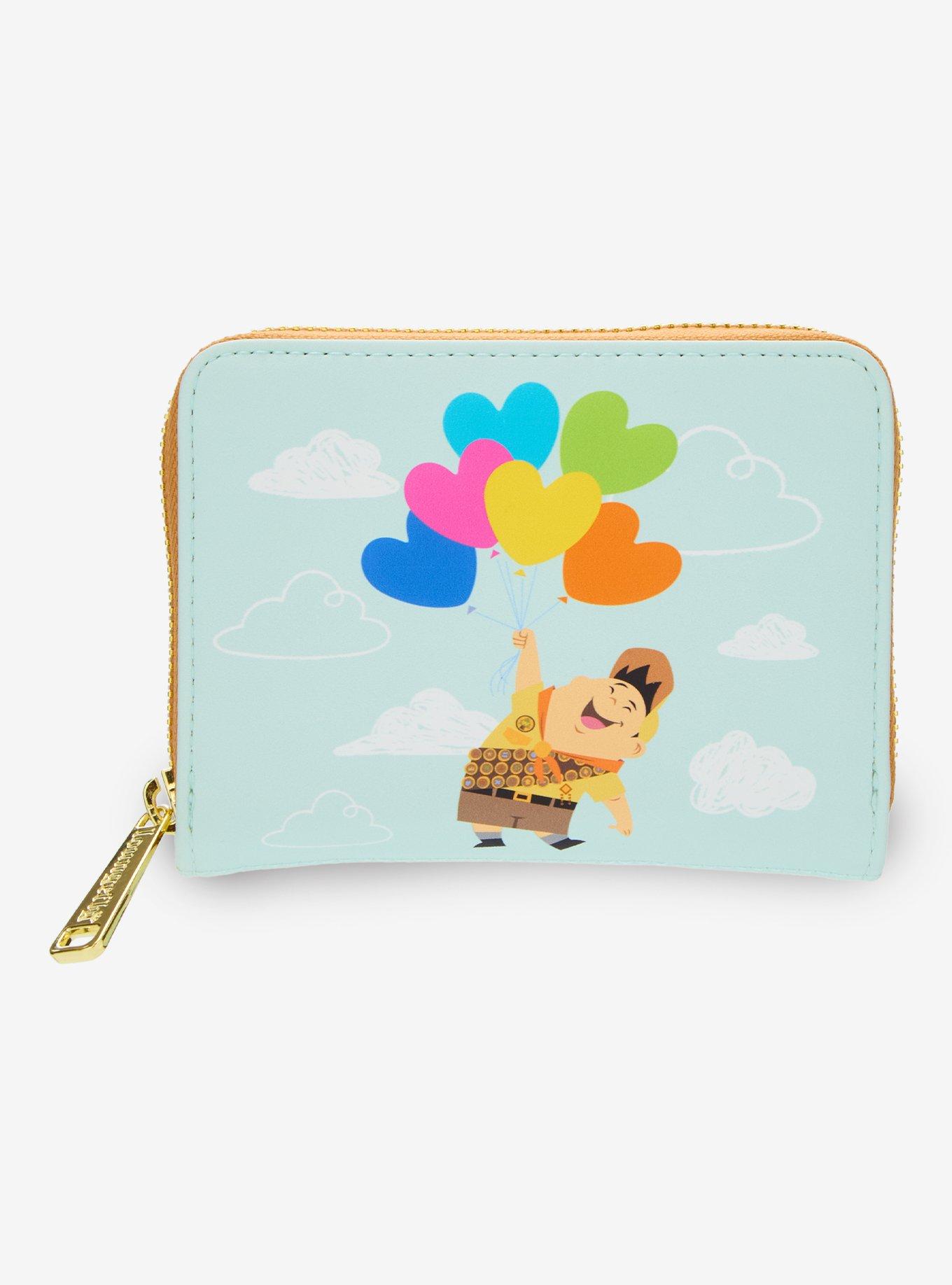 Loungefly Disney Pixar Up Russell Heart Balloons Accordion Wallet - BoxLunch Exclusive, , hi-res