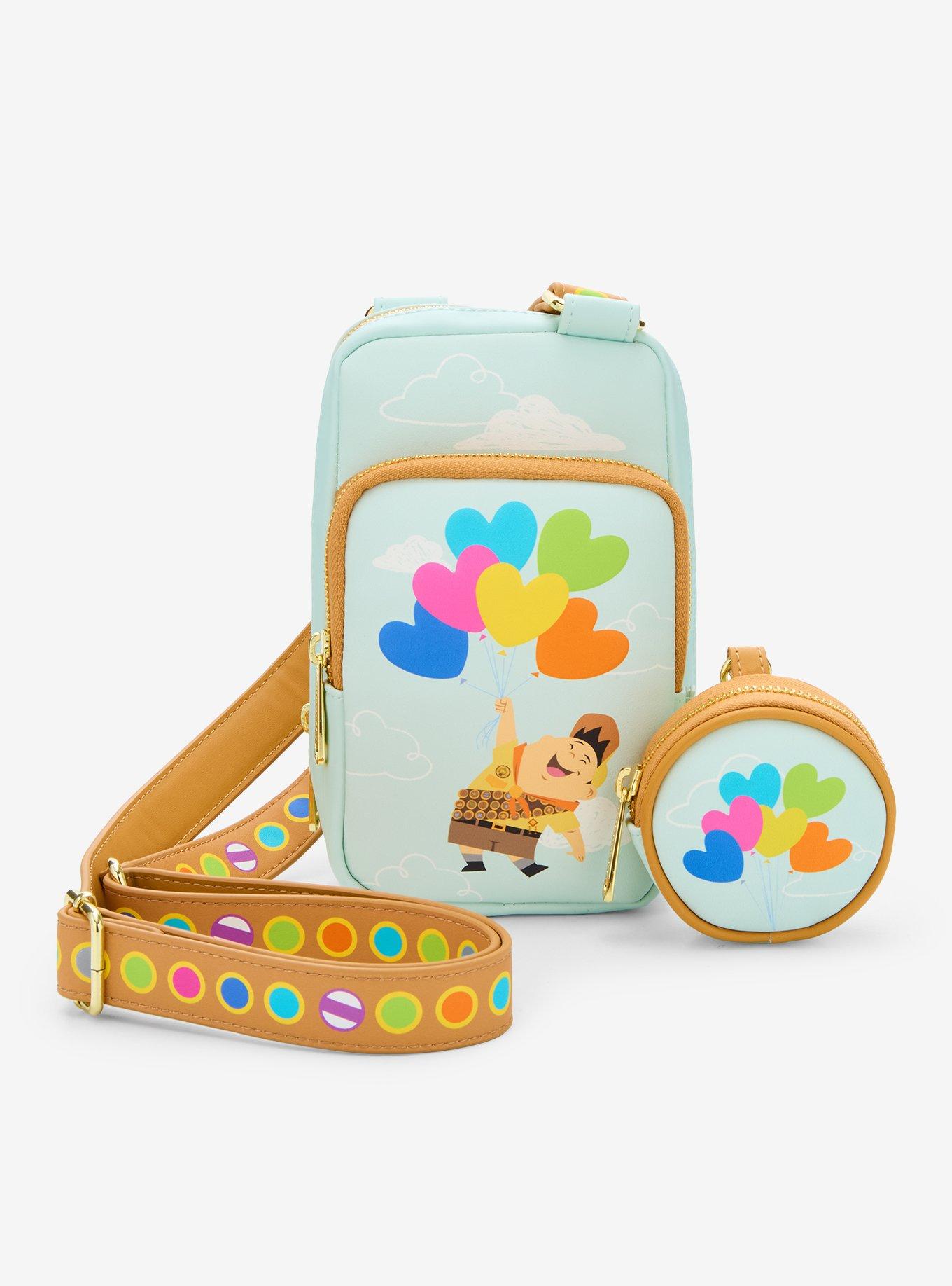 Loungefly Disney Pixar Up Russell Heart Balloons Crossbody Bag with Coin Purse - BoxLunch Exclusive, , hi-res