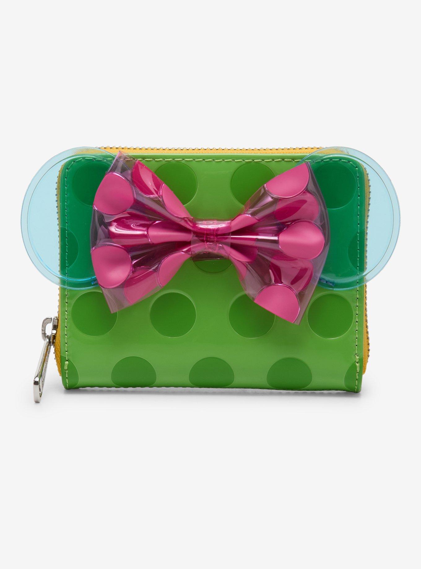 Loungefly Disney Minnie Mouse Polka Dot Zip Wallet — BoxLunch Exclusive, , hi-res