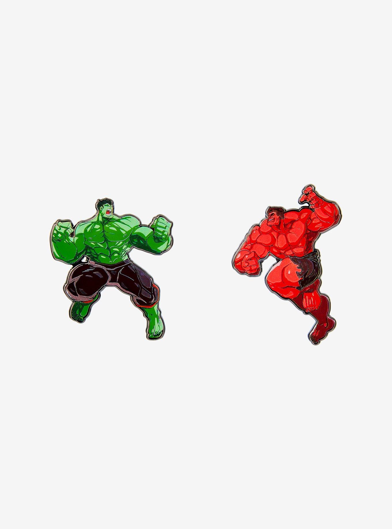 Marvel Hulk & Red Hulk Enamel Pin Set, , hi-res