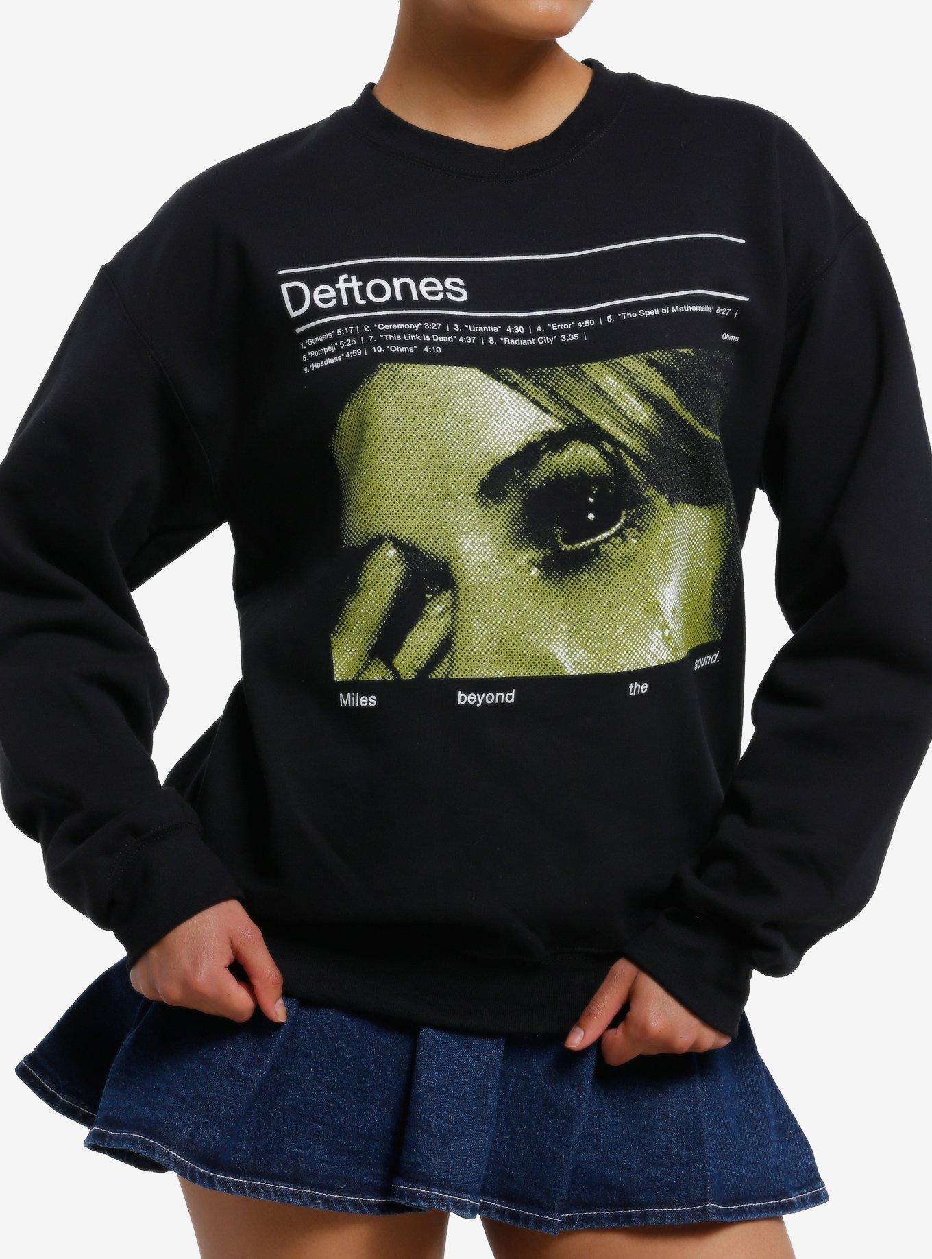 Deftones Ohms Tracklist Girls Sweatshirt, , hi-res