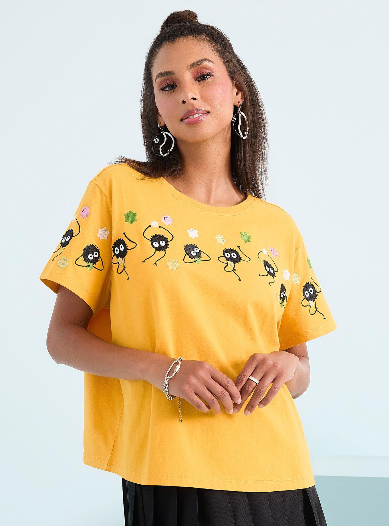 Our Universe Studio Ghibli® Spirited Away Embroidered Soot Sprites Crop T-Shirt, , hi-res