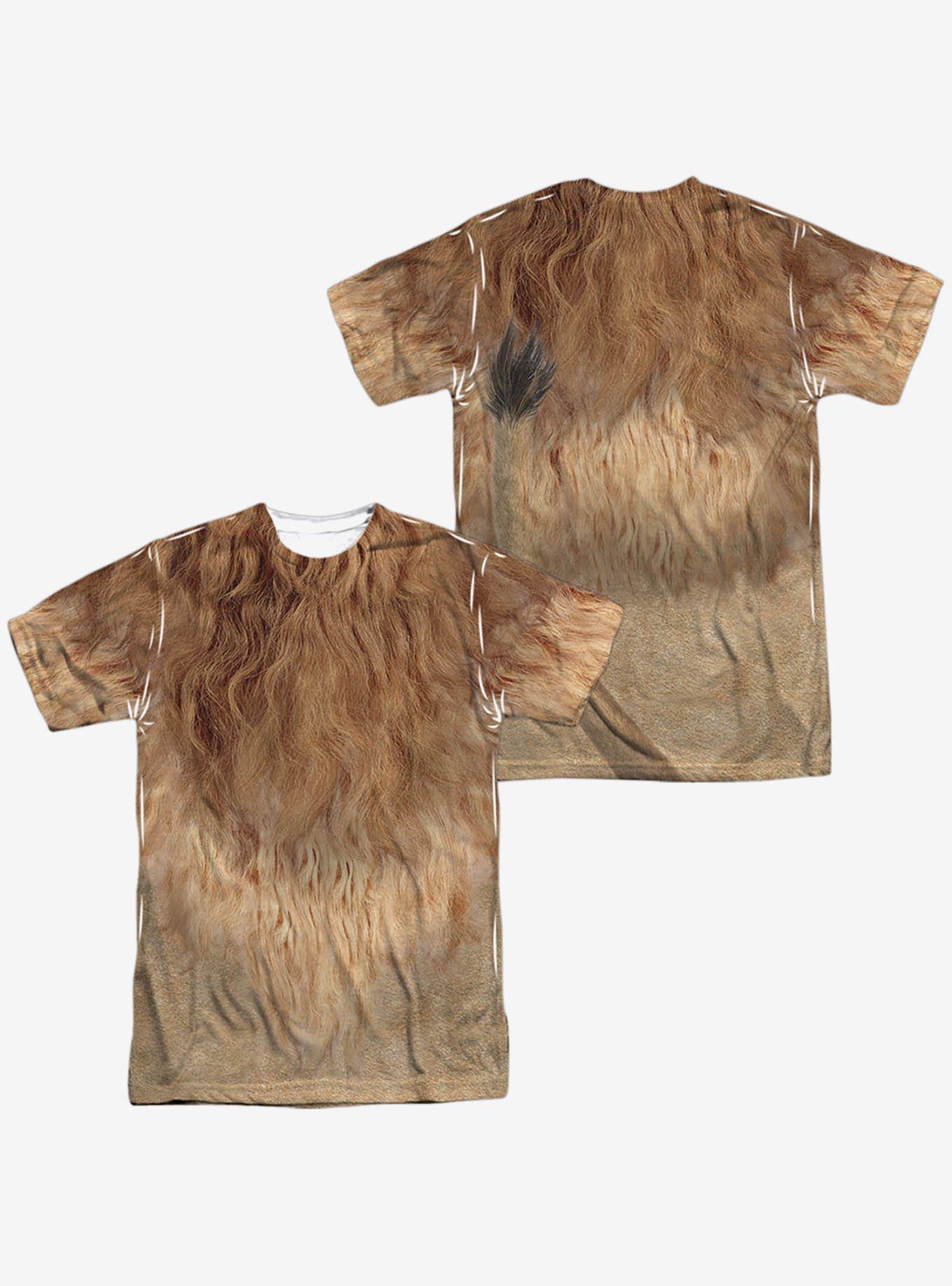 The Wizard of Oz Cowardly Lion Costume Sublimated T-Shirt, , hi-res