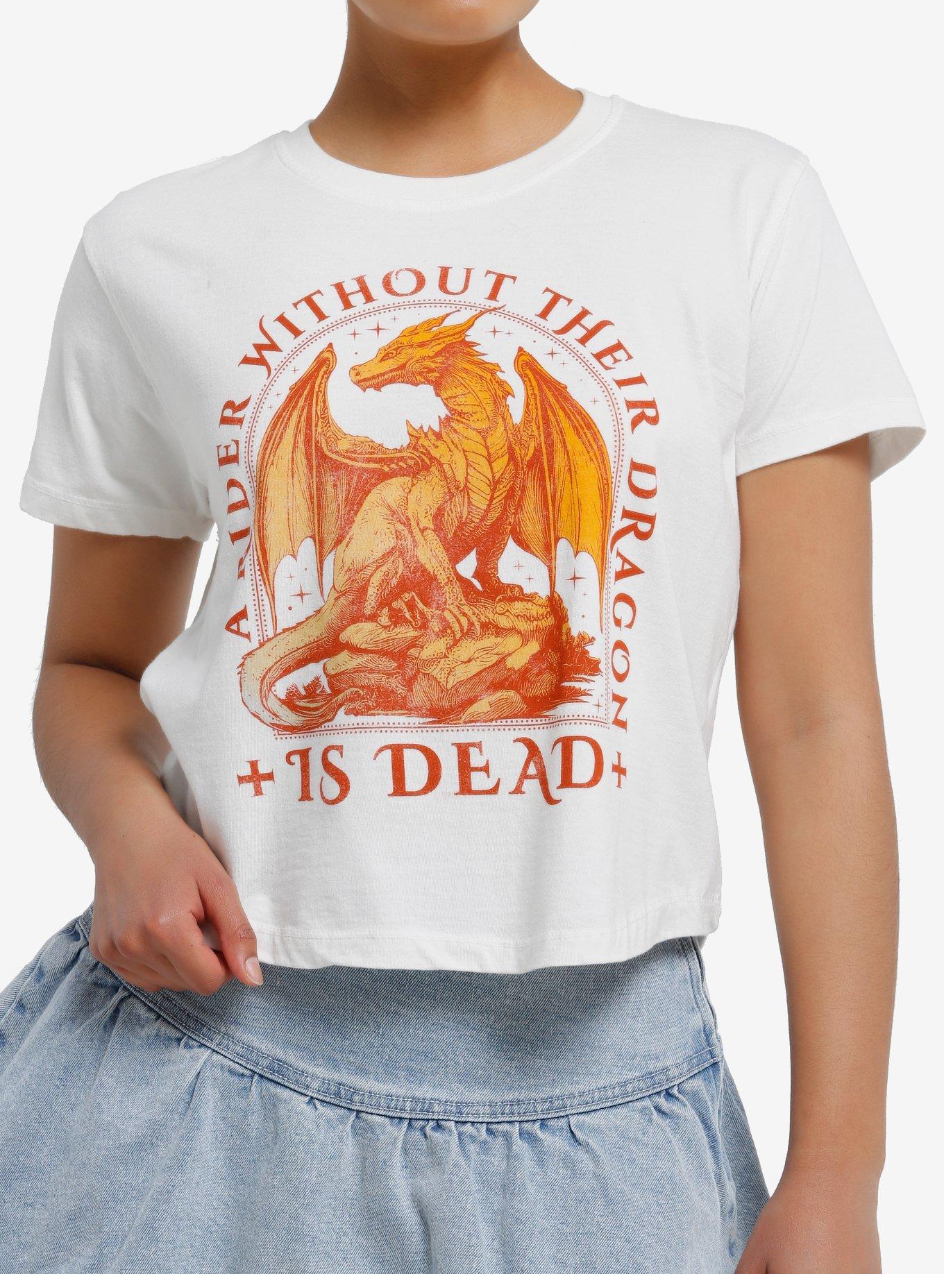 Fourth Wing Rider Without Dragon Girls Skimmer T-Shirt, , hi-res