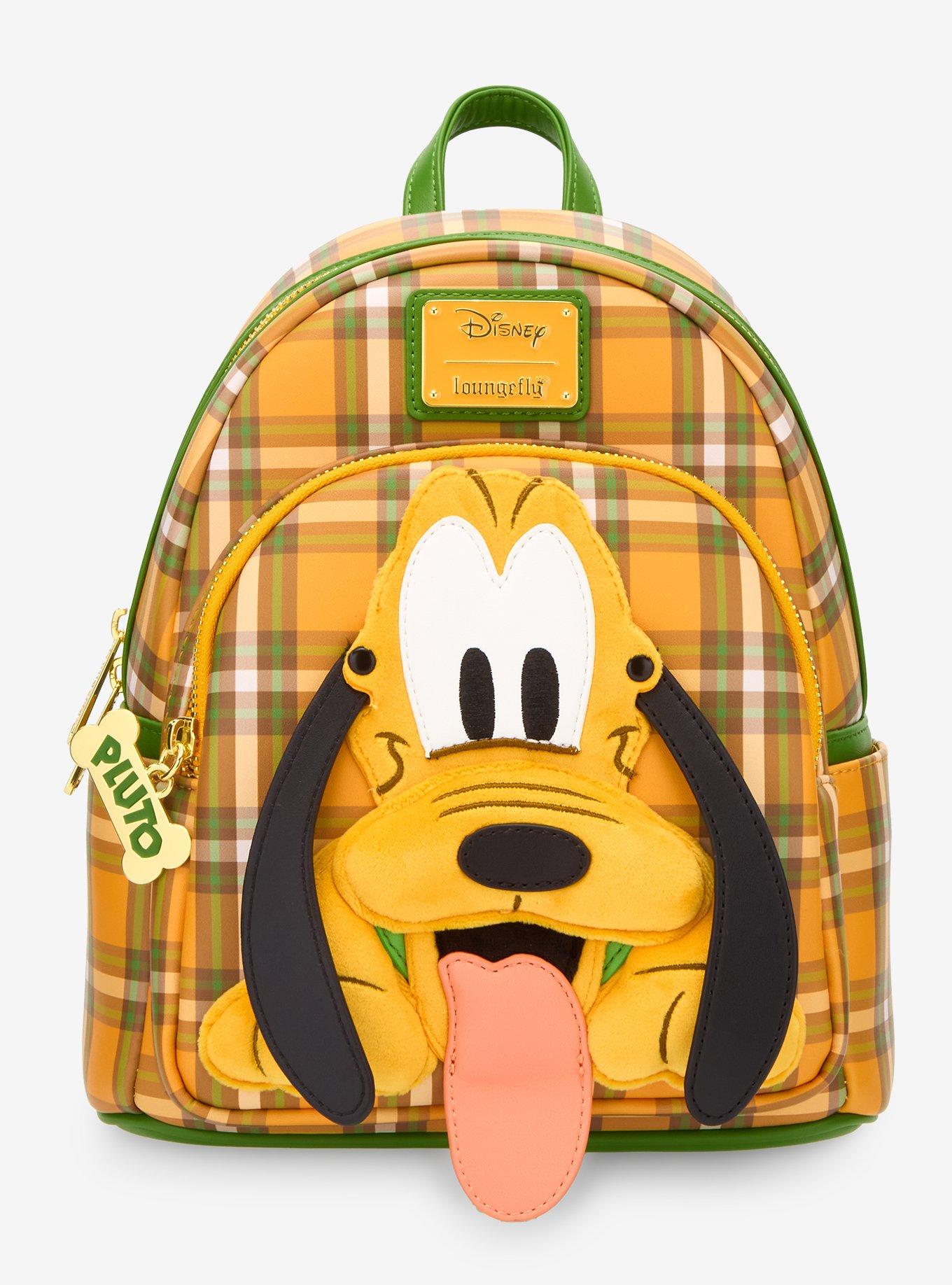 Loungefly Disney Pluto Plaid Mini Backpack, , hi-res