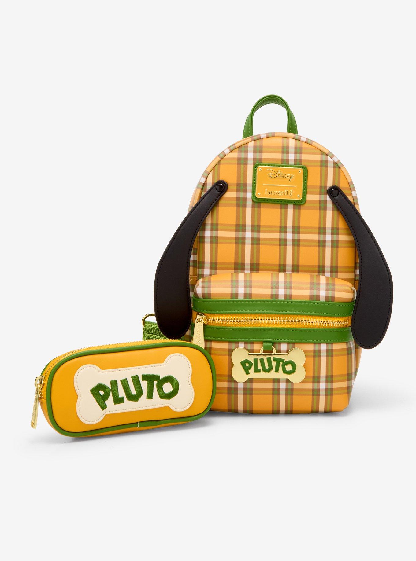 Loungefly Disney Pluto Plaid Sling Bag, , hi-res