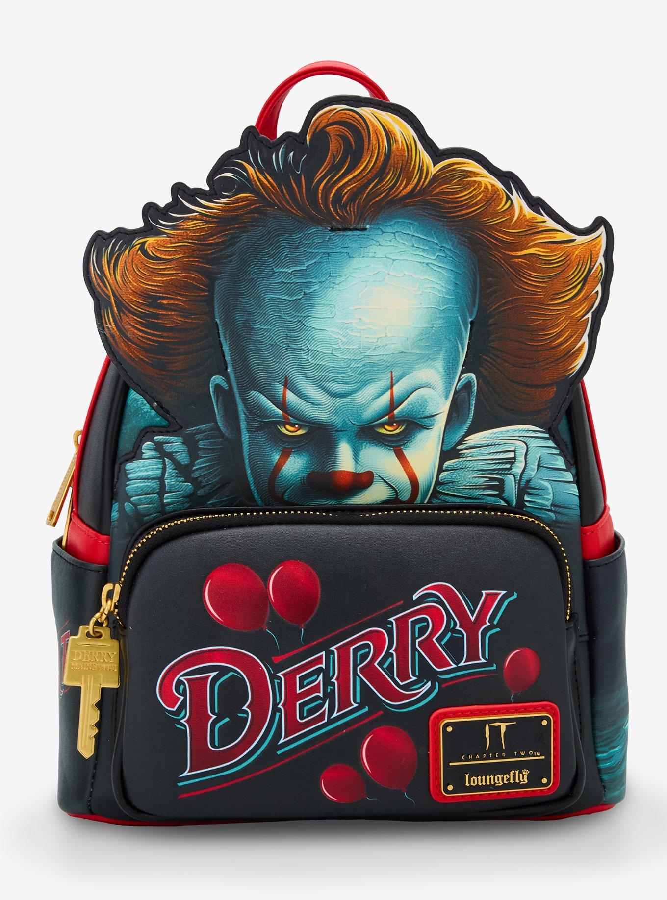 it mini backpack hot topic Loungefly Pennywise Gutter Scene Cosplay vRare Exclusive : Clothing, Shoes & Jewelry Mini Backpack Hot Topic |